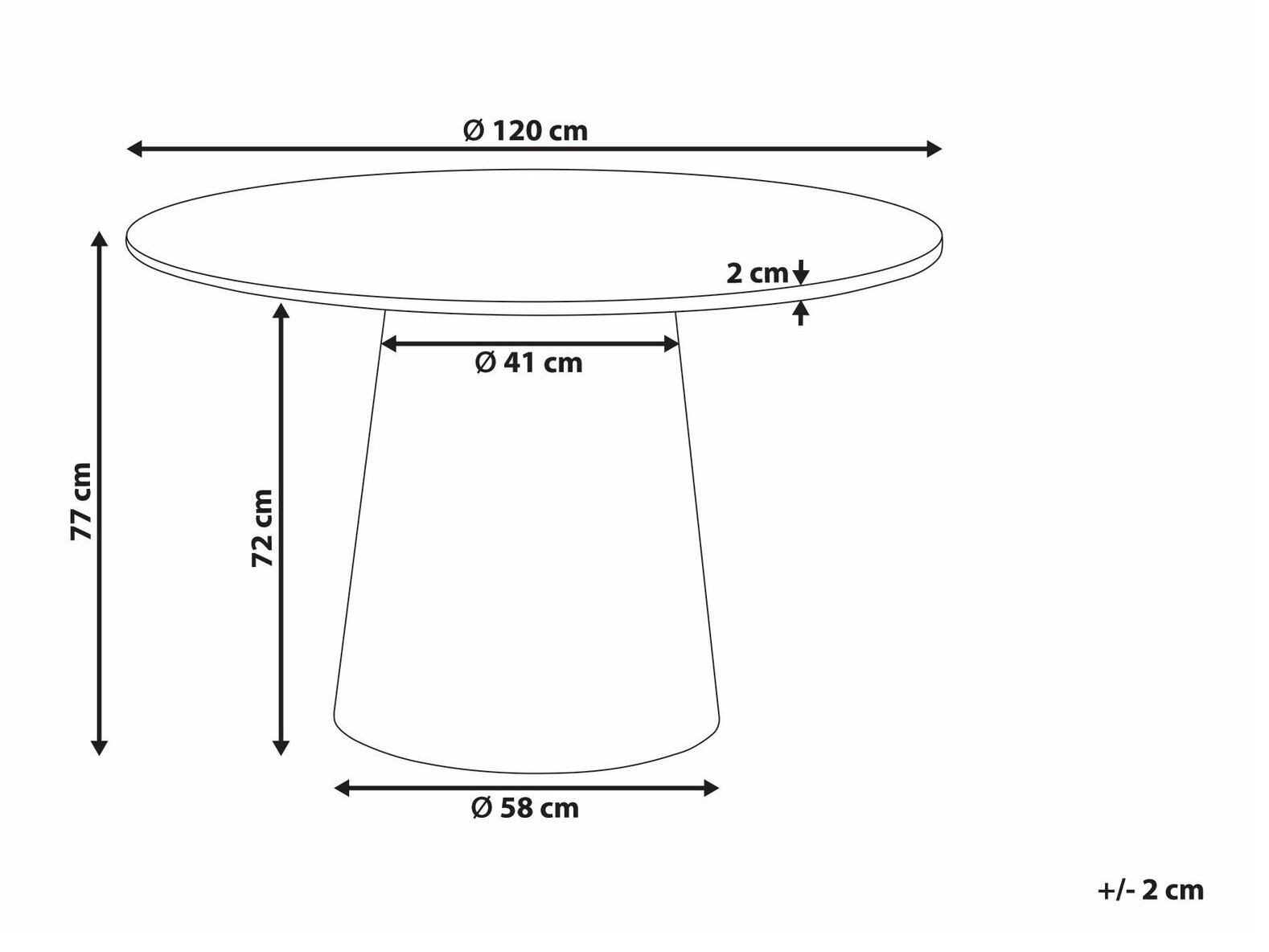 Τραπέζι Berwyn 2372