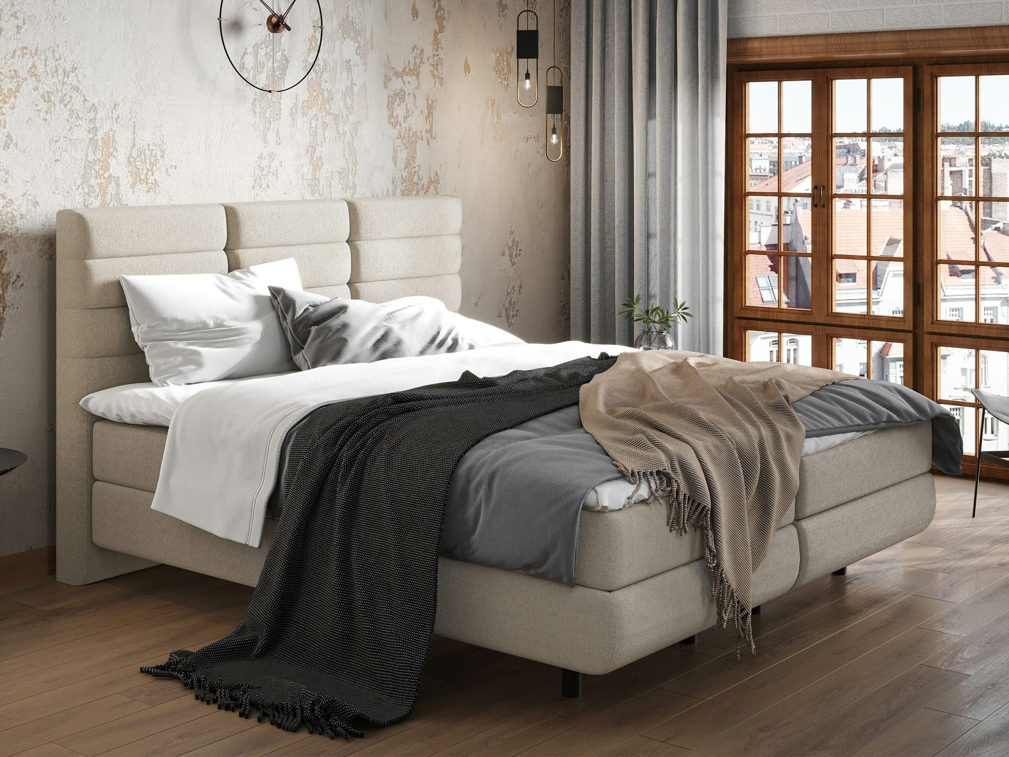 Continental bed ComfiDream Serena (Barrel 04)
