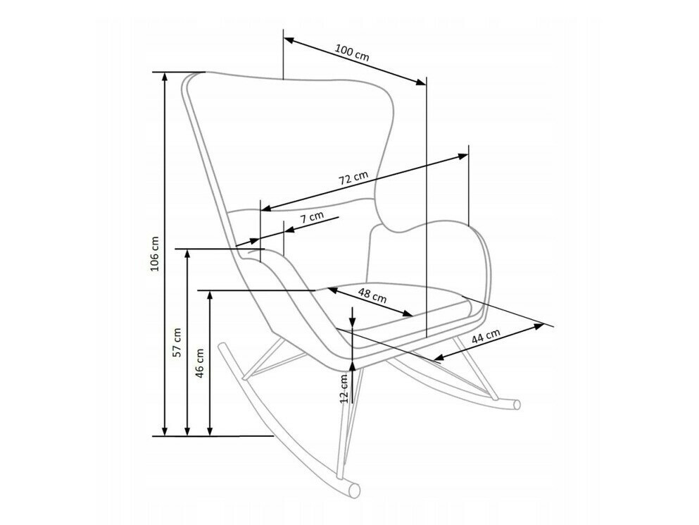 Rocking chair Houston 1590