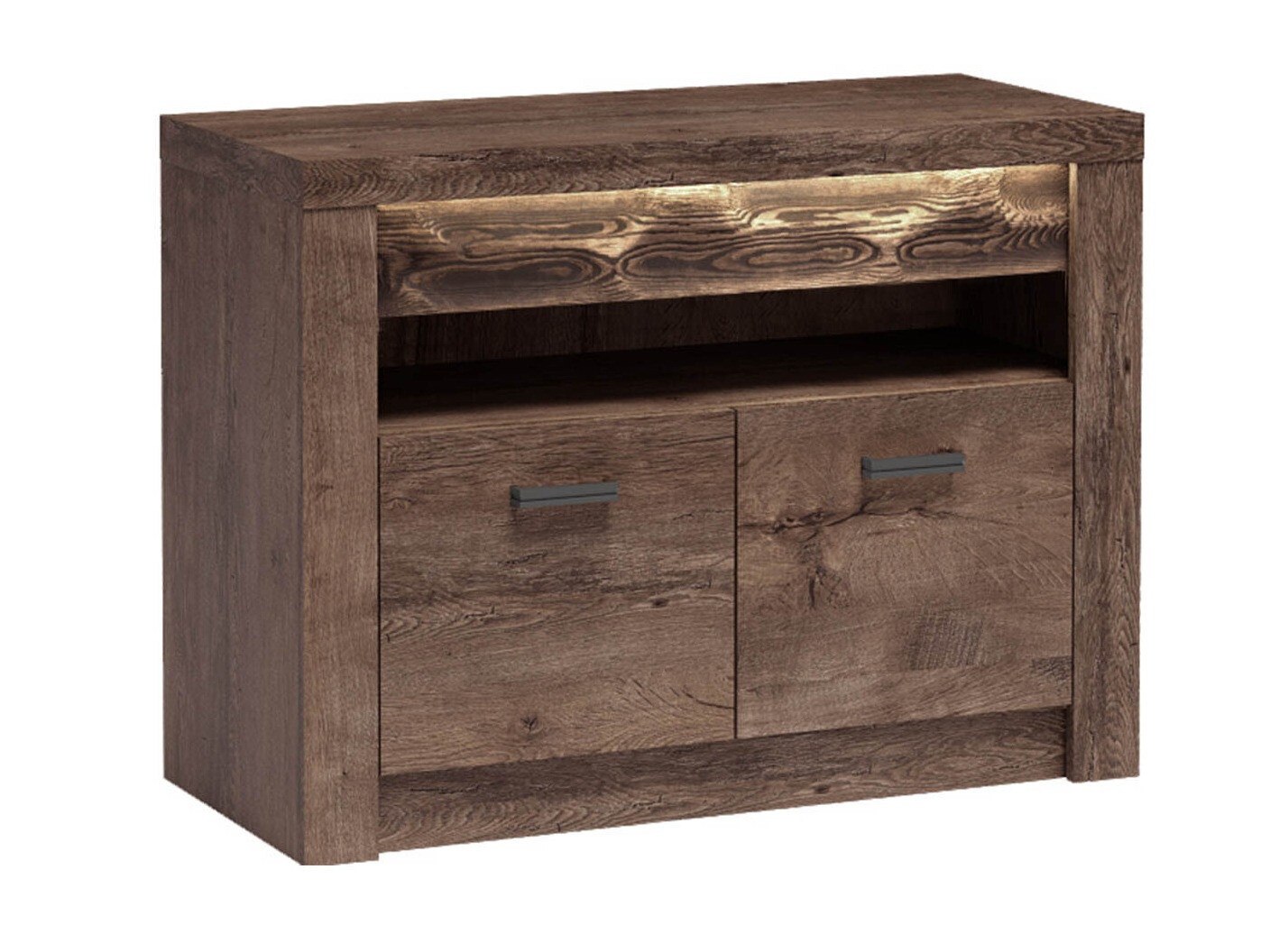 Έπιπλο τηλεόρασης Serfeno 107 (Σκούρα φλαμουριά)