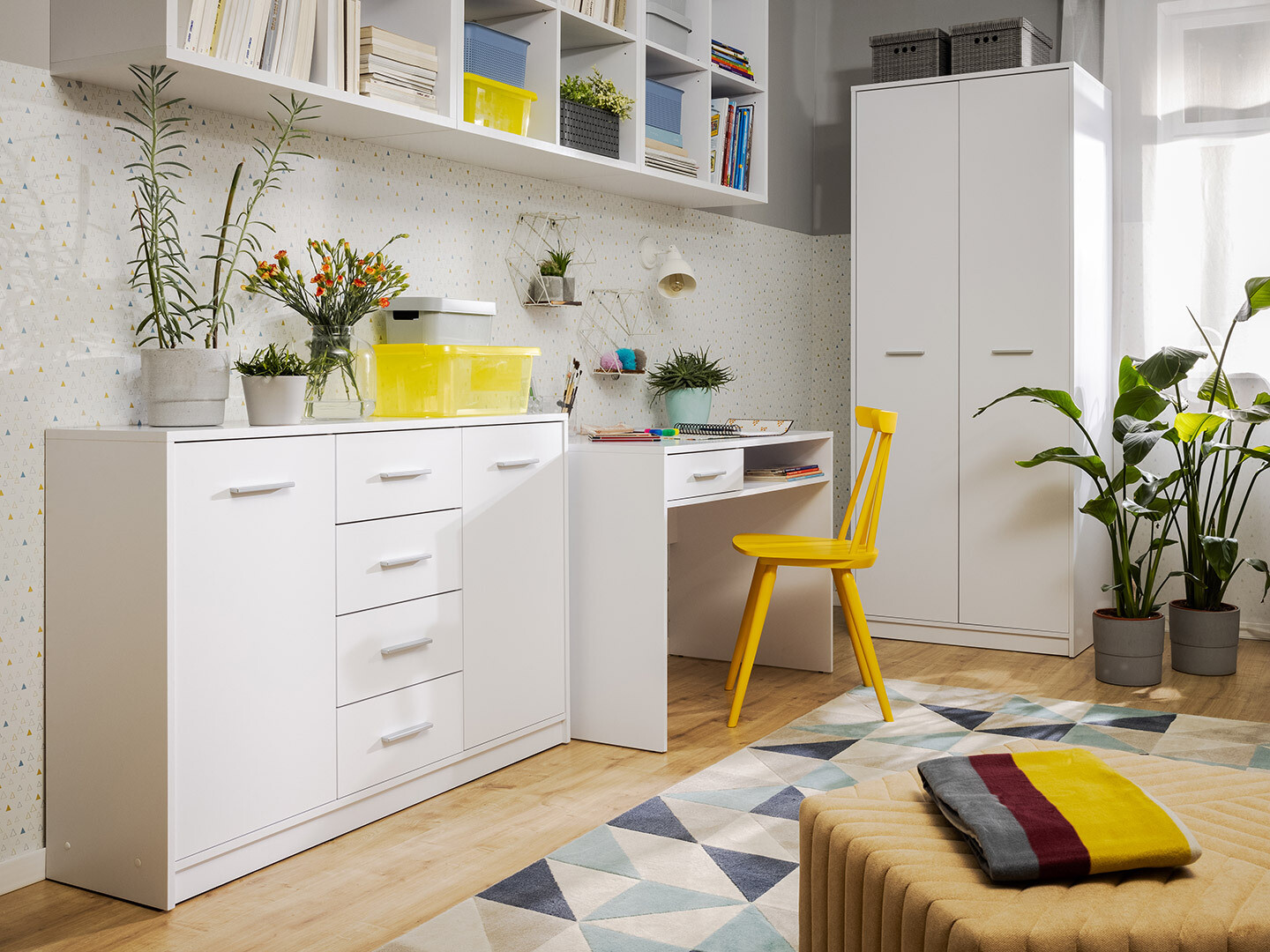 Γραφείο Novsore 108 (Άσπρο)