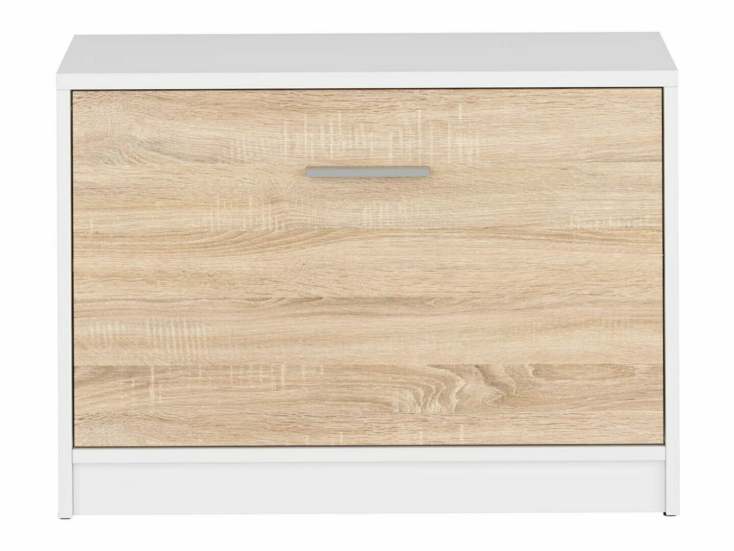 Παπουτσοθήκη Novsore 111 (Άσπρο + Sonoma οξιά)