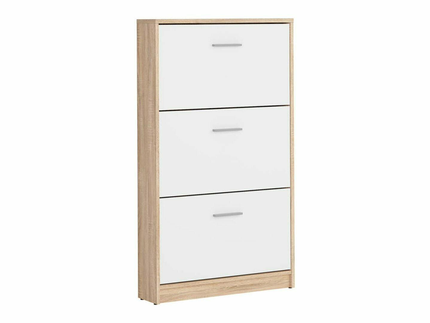 Shoe cabinet Novsore 113 (White + Sonoma oak)