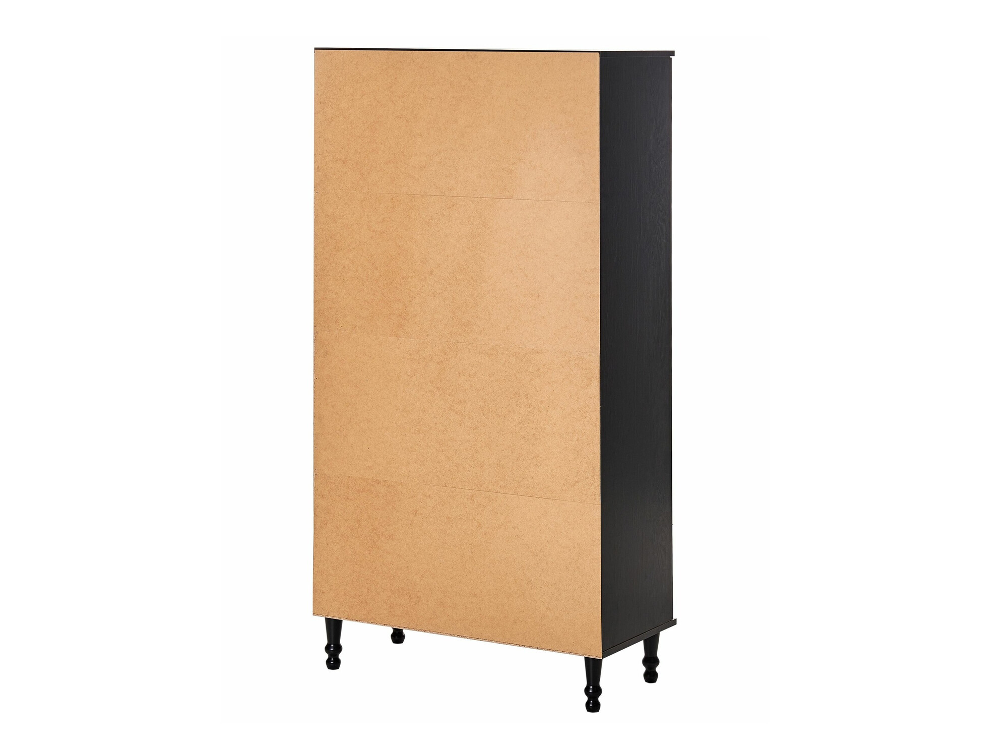 Βιβλιοθήκη Berwyn 2385 (Μαύρο + Ανοιχτό χρώμα ξύλου)