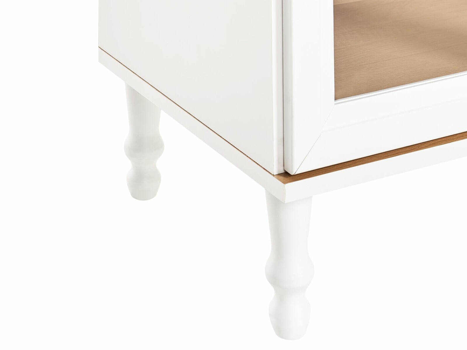 Bookcase Berwyn 2385 (White + Light wood)