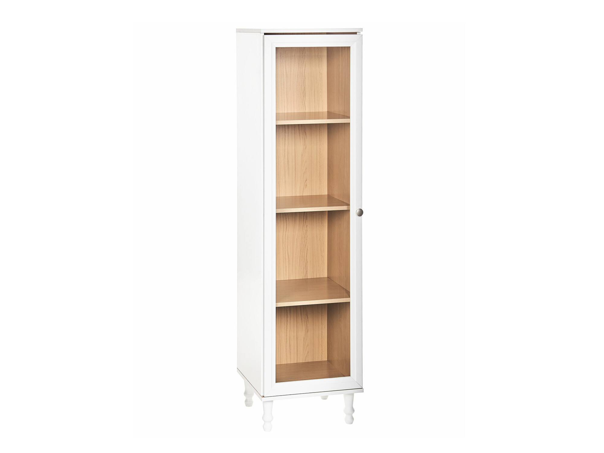 Bookcase Berwyn 2386 (White + Light wood)