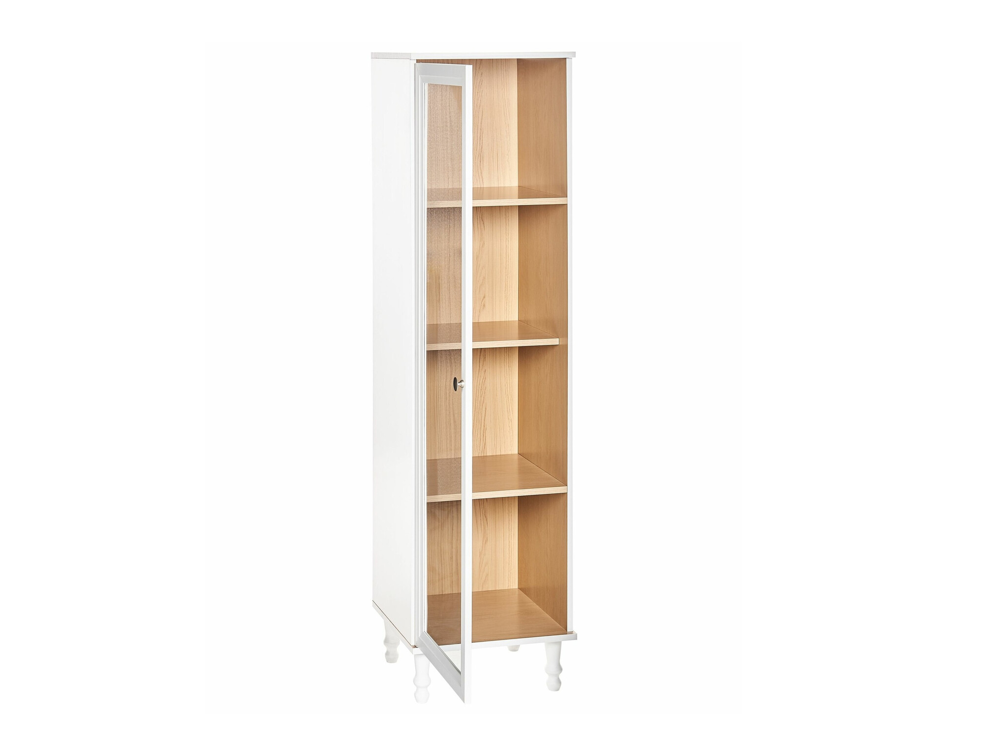 Bookcase Berwyn 2386 (White + Light wood)