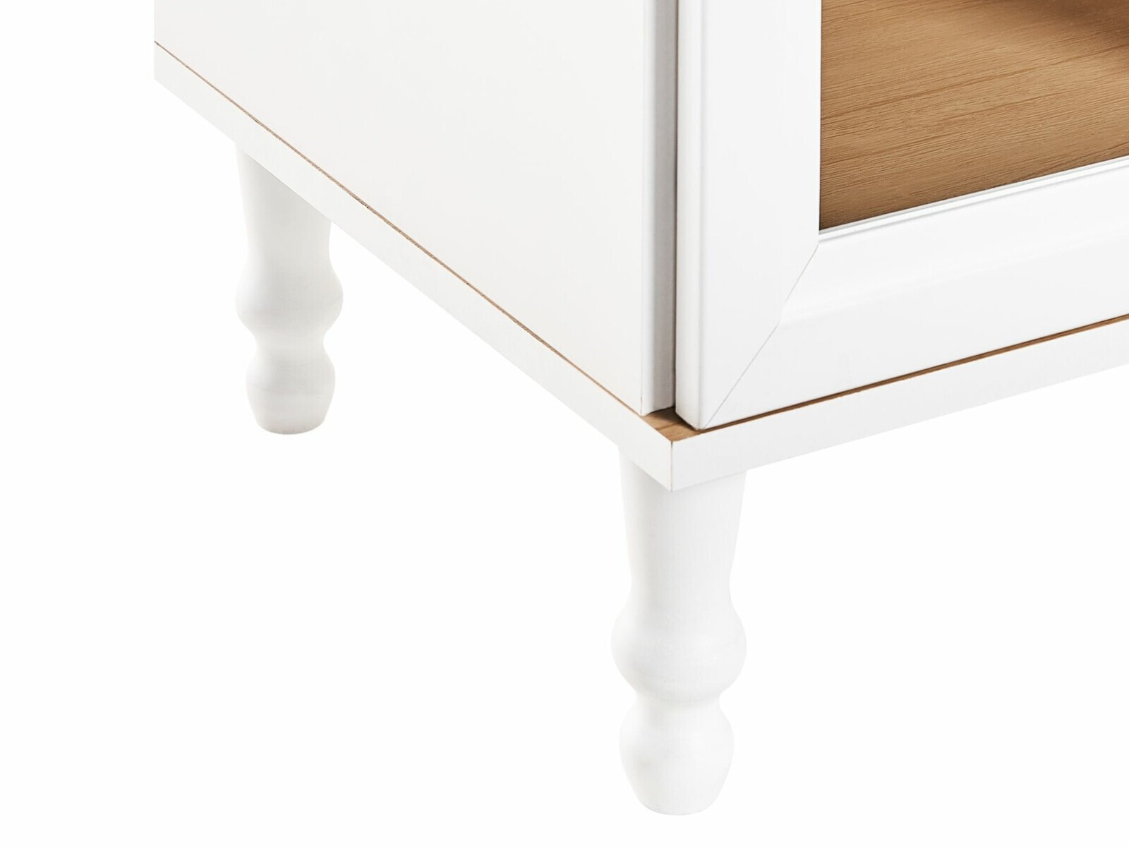 Bookcase Berwyn 2386 (White + Light wood)