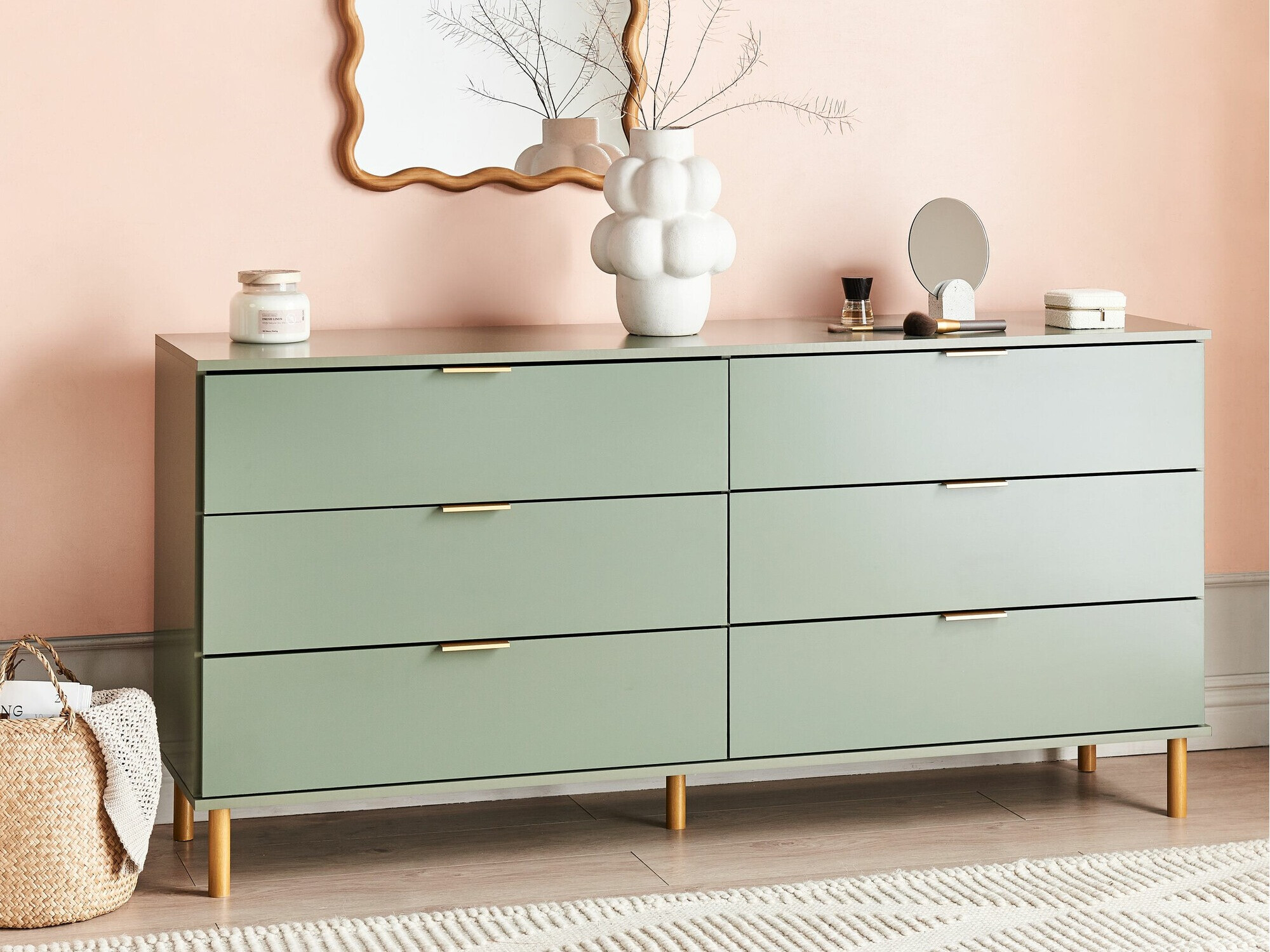 Chest of drawers Berwyn 2383 (Green)