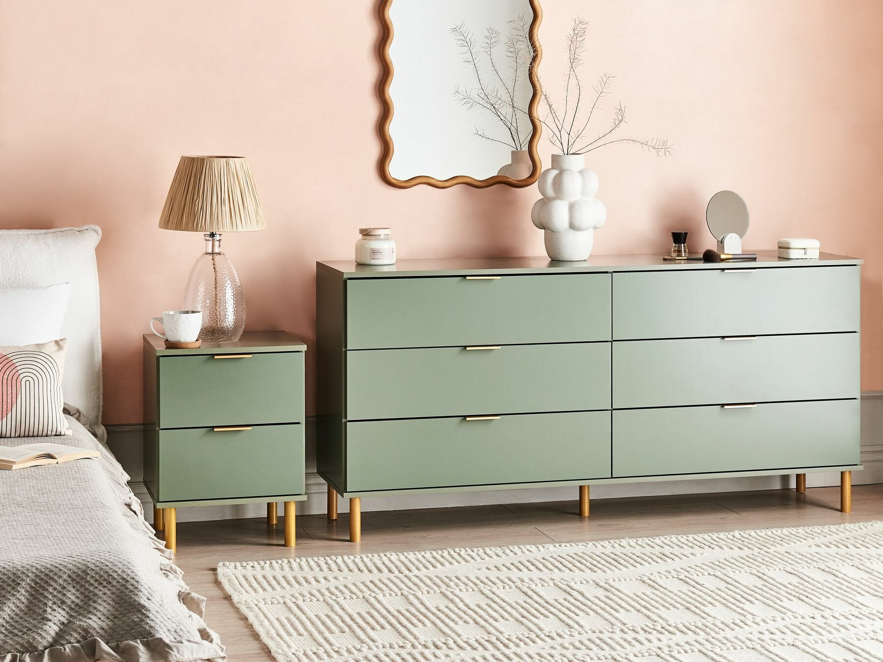 Chest of drawers Berwyn 2383 (Green)