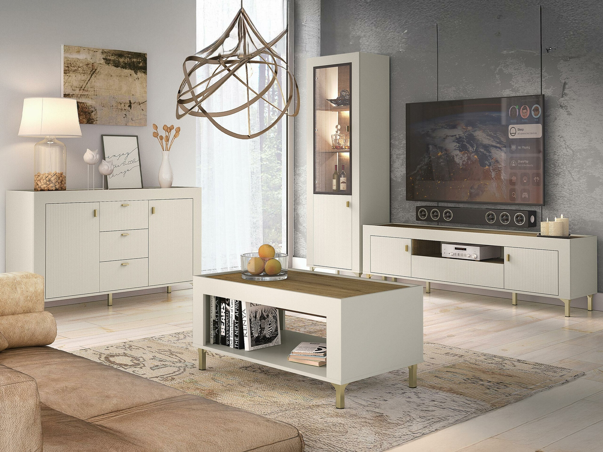 Living room set Mormavu 114 (Cashmere)