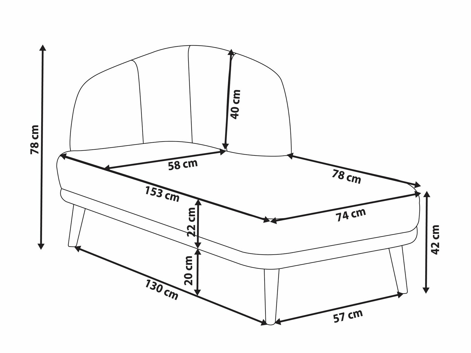 Ανάκλινδρο Berwyn 2387 (Μπεζ)