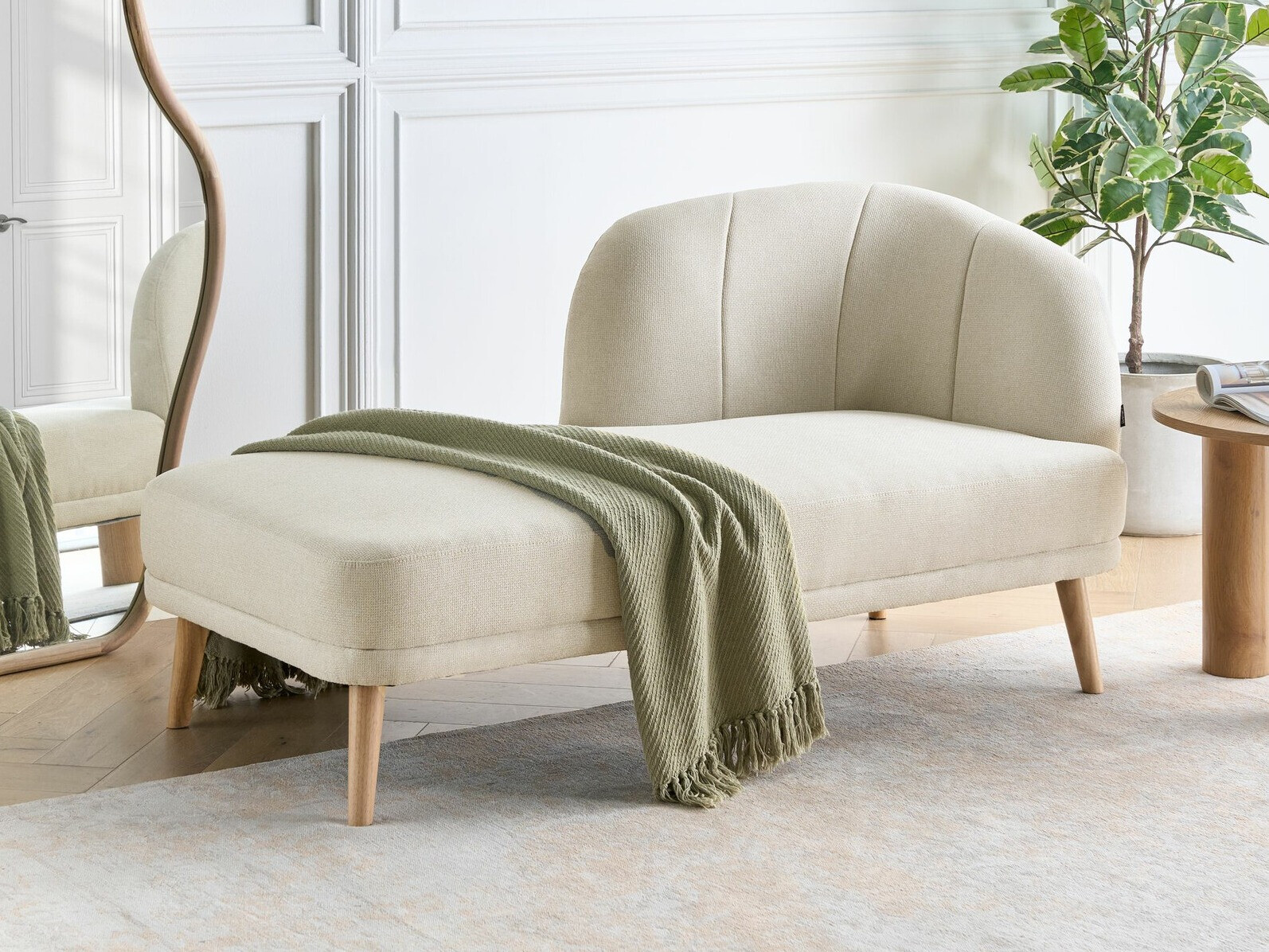 Chaise longue Berwyn 2387 (Beige)