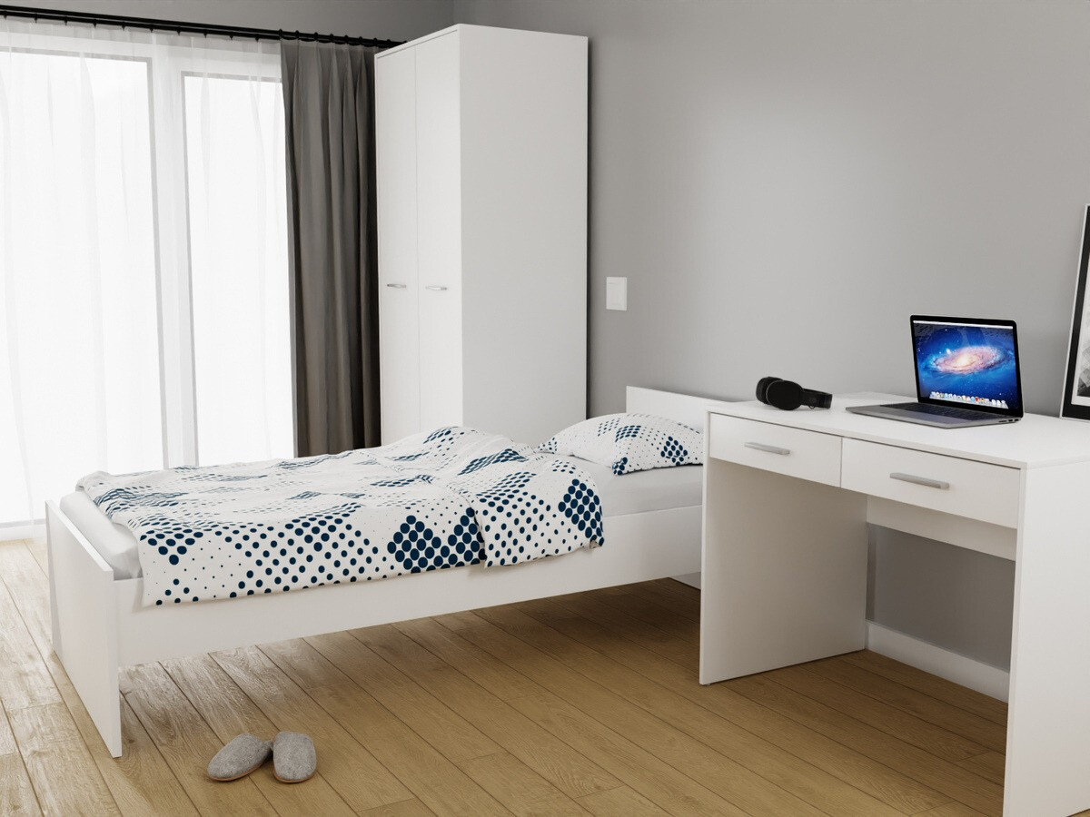 Bed Novsore 126 (White)