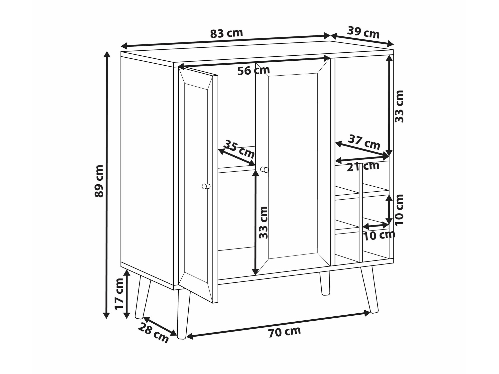 Μπουφέ Berwyn 2391