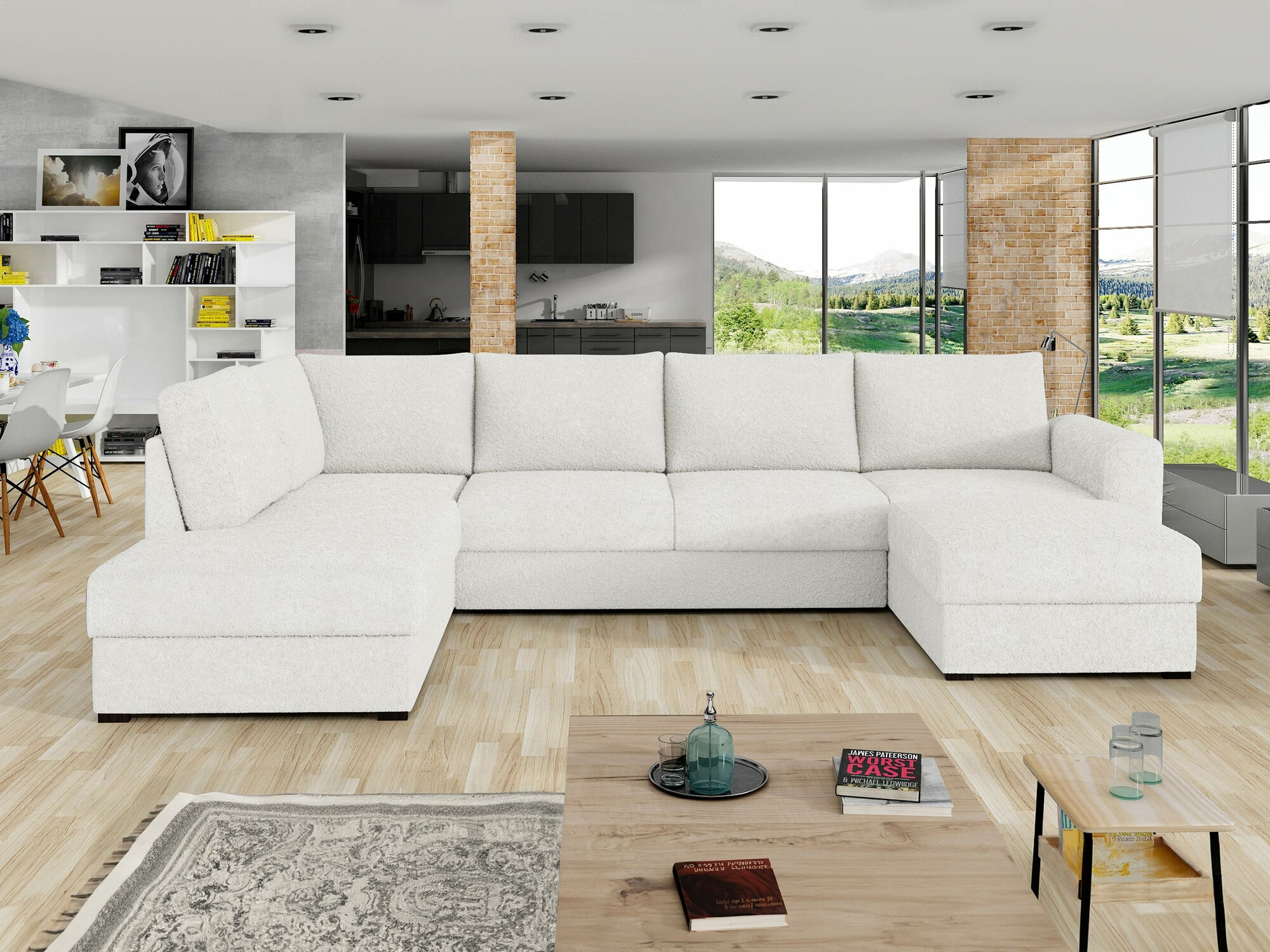 Γωνιακός Καναπές Comfivo Flumen II (Abriamo 04)