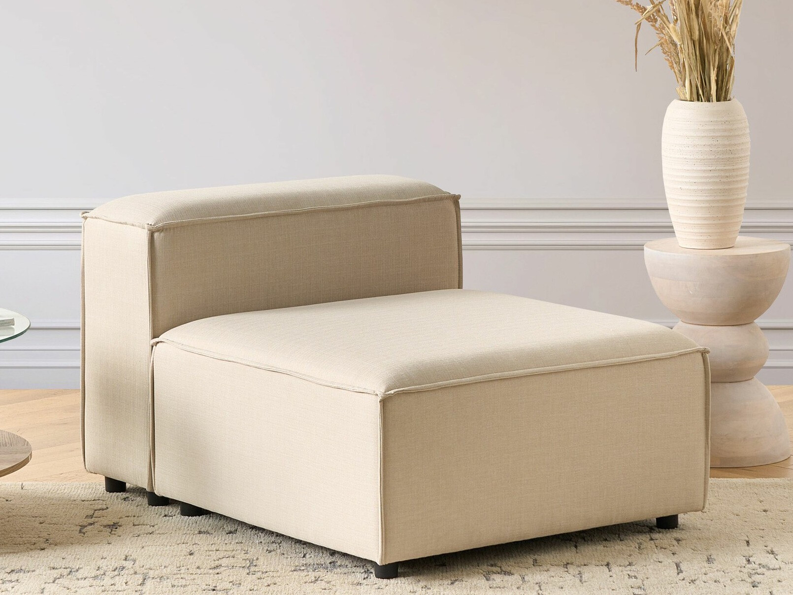 Αρθρωτή πολυθρόνα Serophi 100 (Μπεζ)