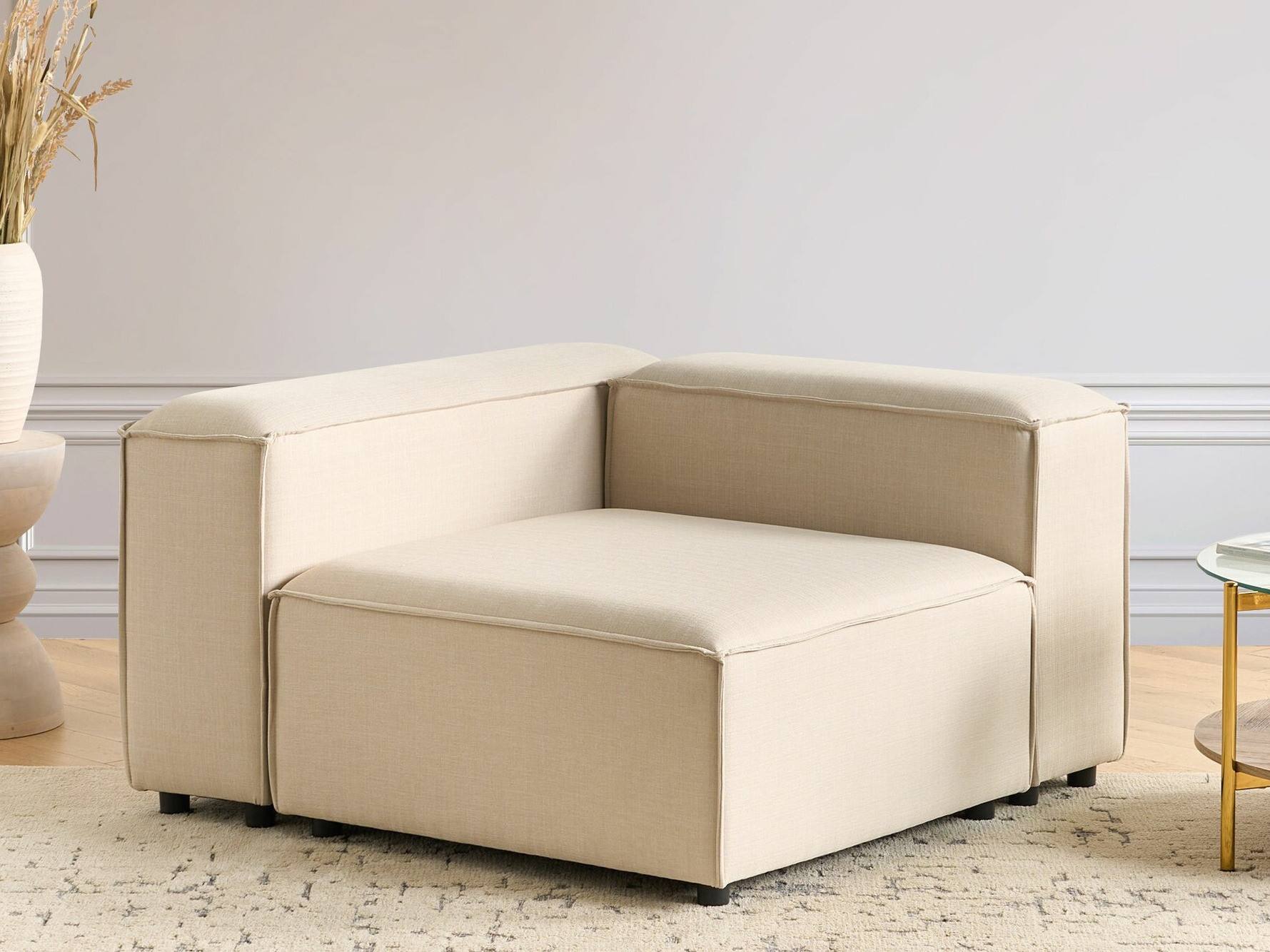 Αρθρωτή πολυθρόνα Serophi 101 (Μπεζ)