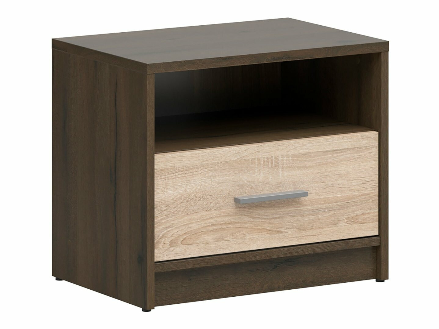 Κομοδίνο Novsore 102 (Σκούρα δρυς + Sonoma οξιά)