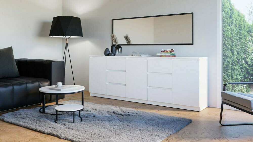 Συρταριέρα Elbvelu 109 (Άσπρο)