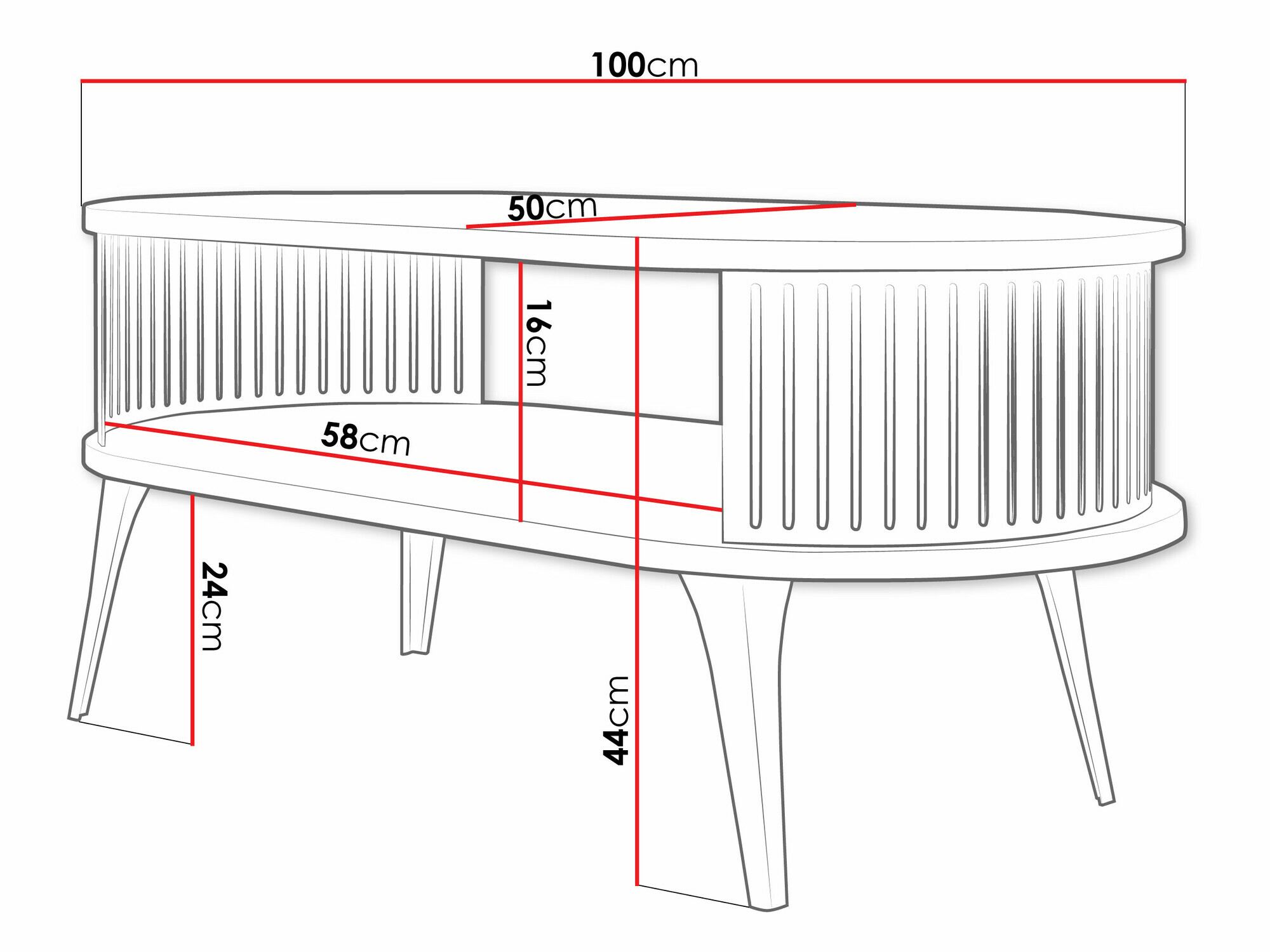 Τραπεζάκι σαλονιού Vitum III (Μαύρο + Craft χρυσή βελανιδιά)