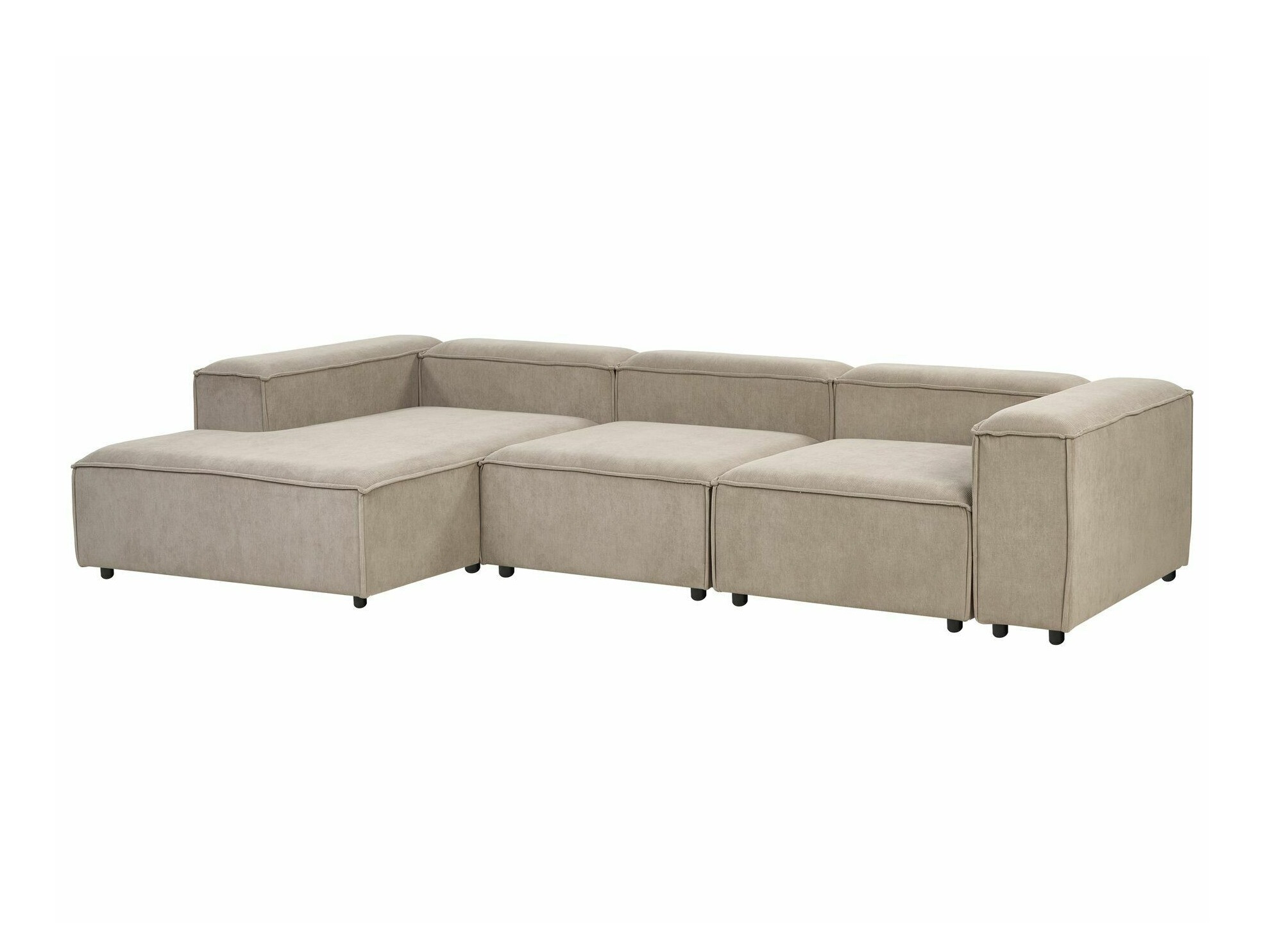 Αρθρωτός γωνιακός καναπές Serophi 106 (Taupe)