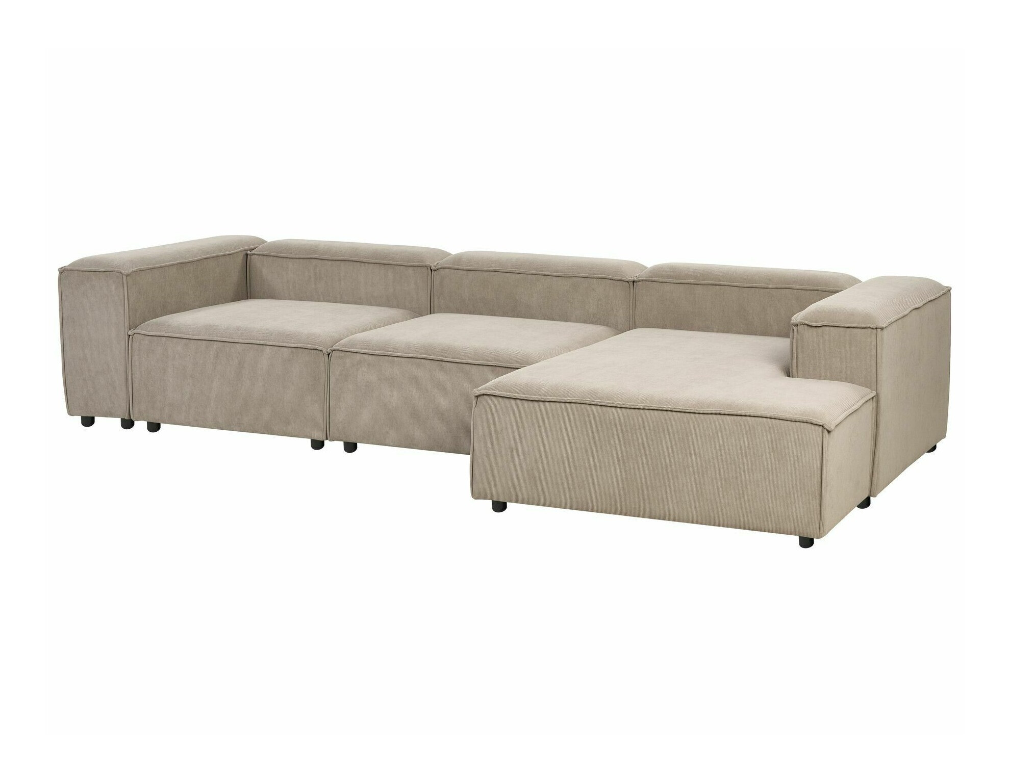 Αρθρωτός γωνιακός καναπές Serophi 106 (Taupe)