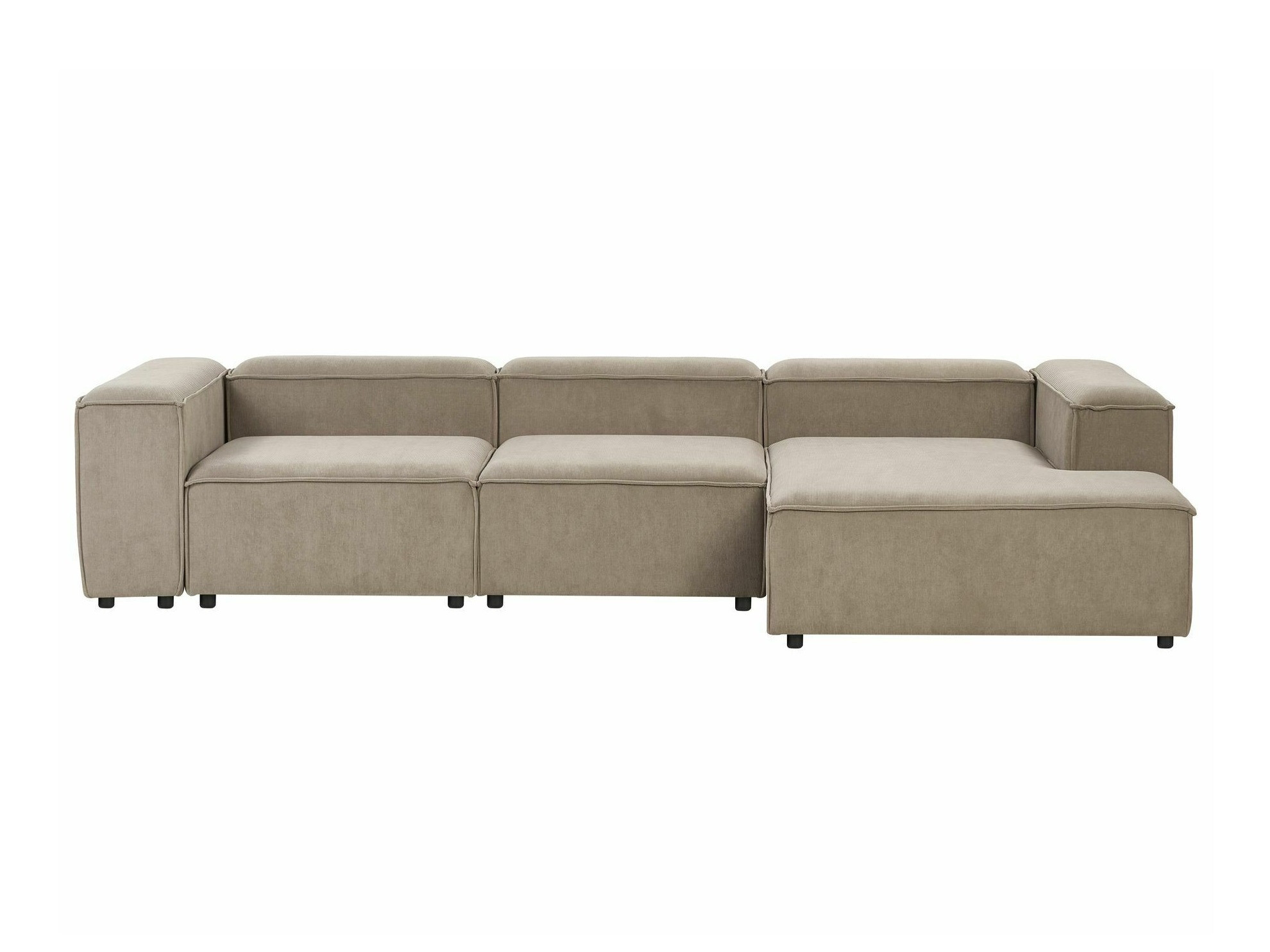Αρθρωτός γωνιακός καναπές Serophi 106 (Taupe)