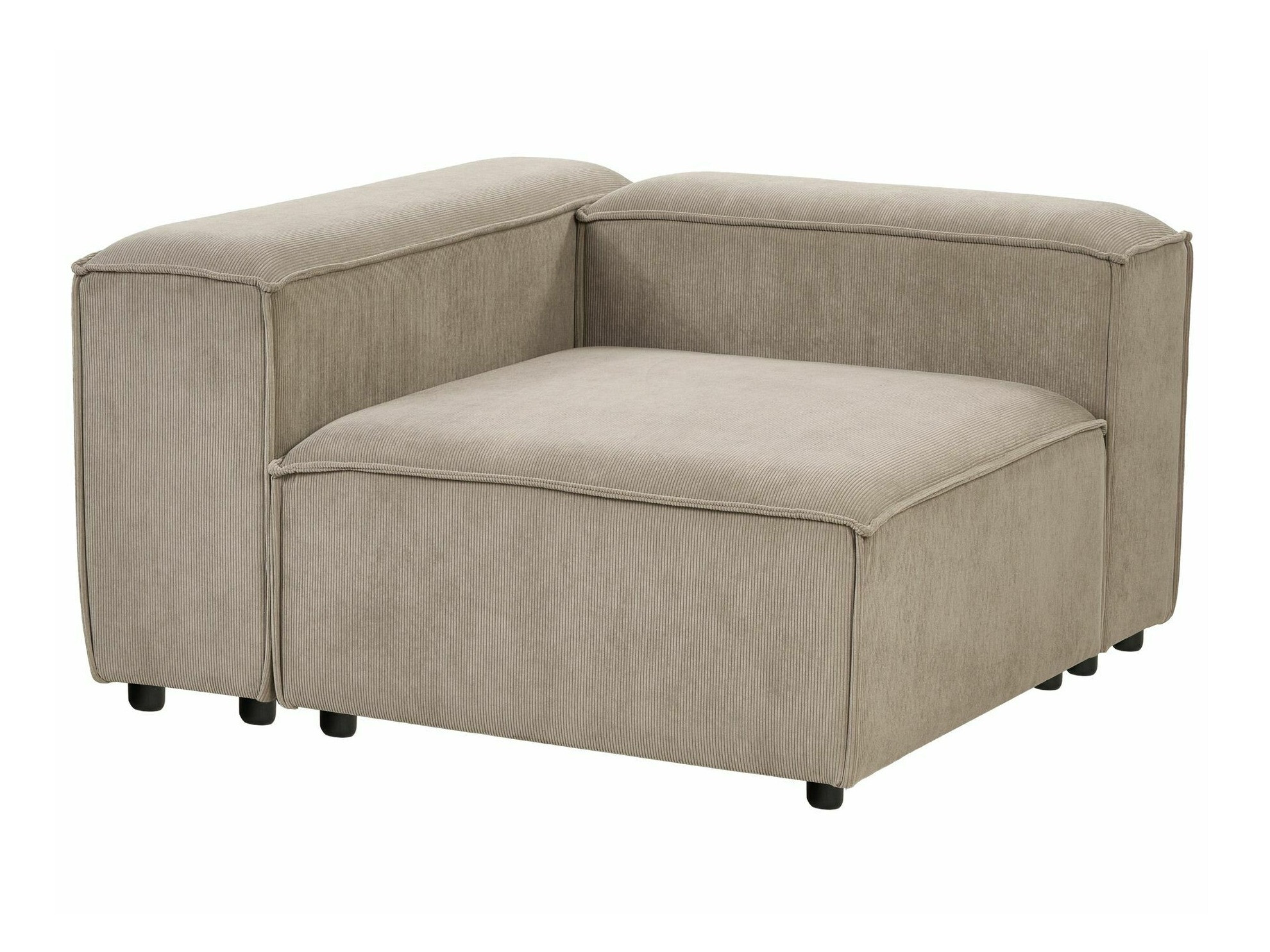 Αρθρωτός γωνιακός καναπές Serophi 106 (Taupe)