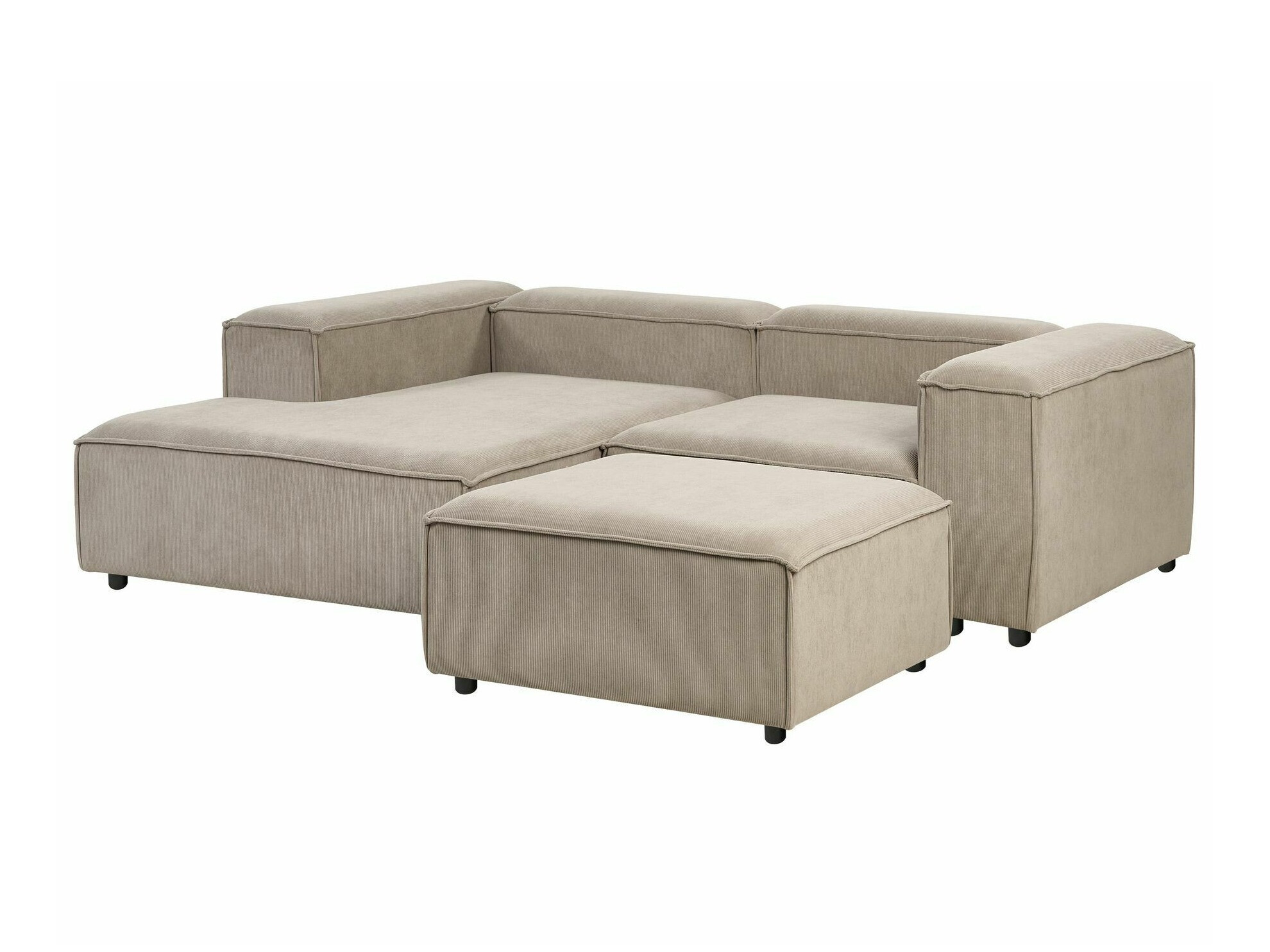 Σετ ταπετσαρισμένων επίπλων Serophi 105 (Taupe)