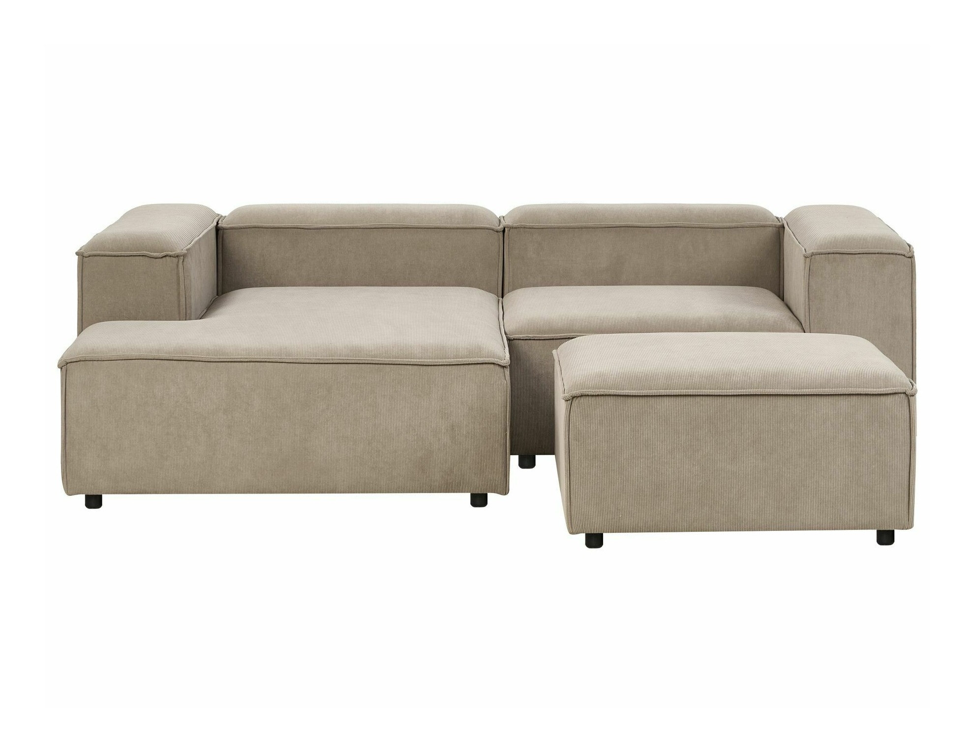Σετ ταπετσαρισμένων επίπλων Serophi 105 (Taupe)
