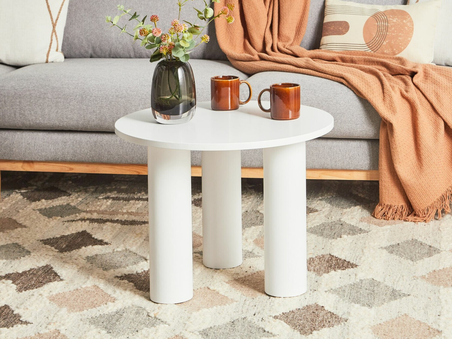 Τραπεζάκι σαλονιού Berwyn 2413 (Άσπρο)