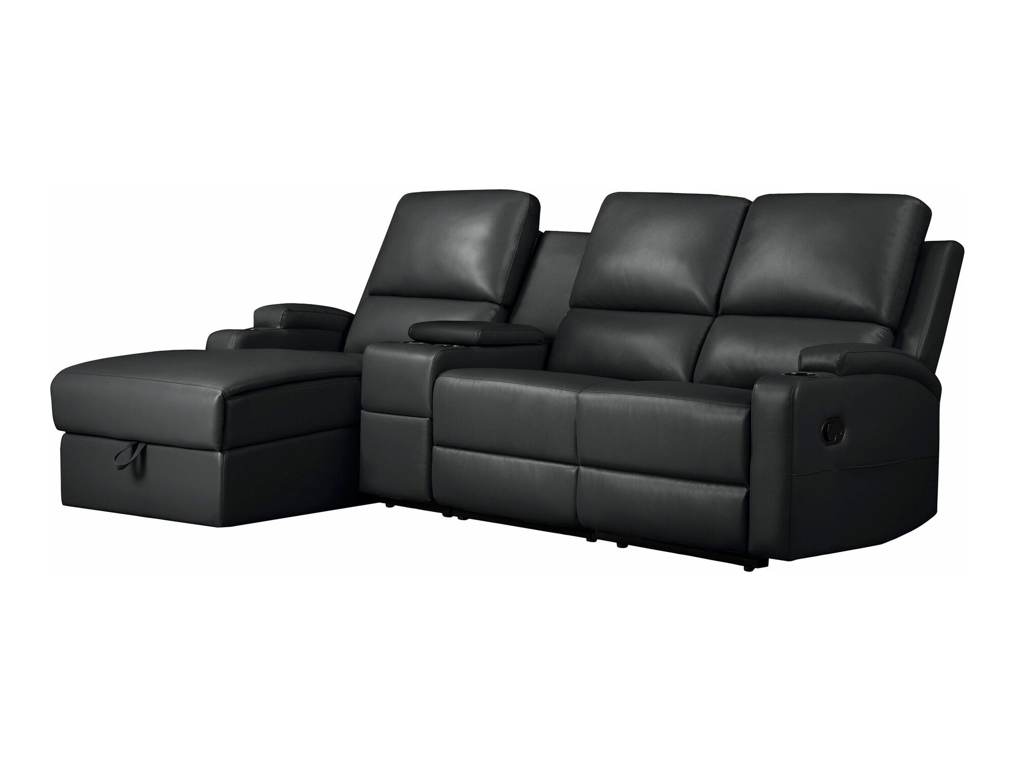 Corner sofa recliner Denton 1368 (Black)
