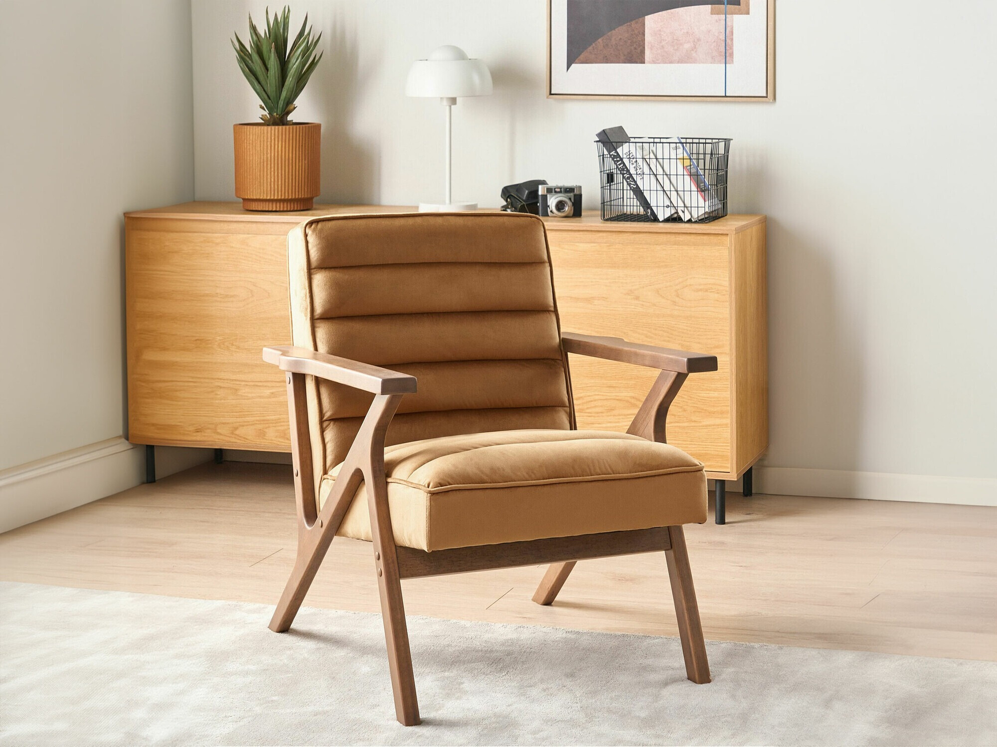 Πολυθρόνα Berwyn 2351 (Καφέ)