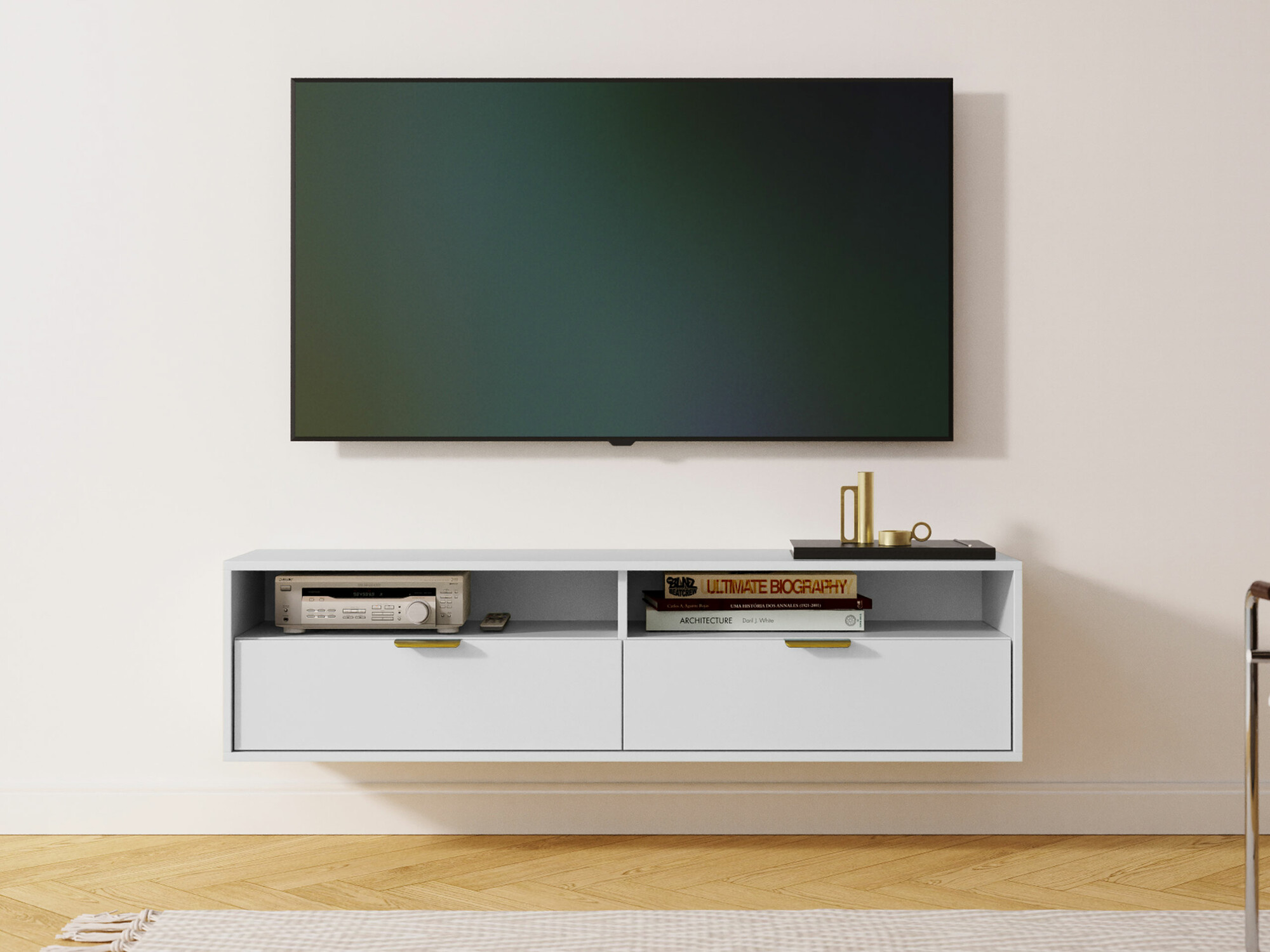 TV stand Hamilton 102 (White)