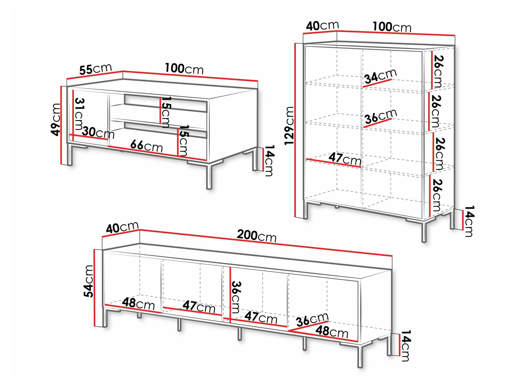 Σετ επίπλων σαλονιού Fabula