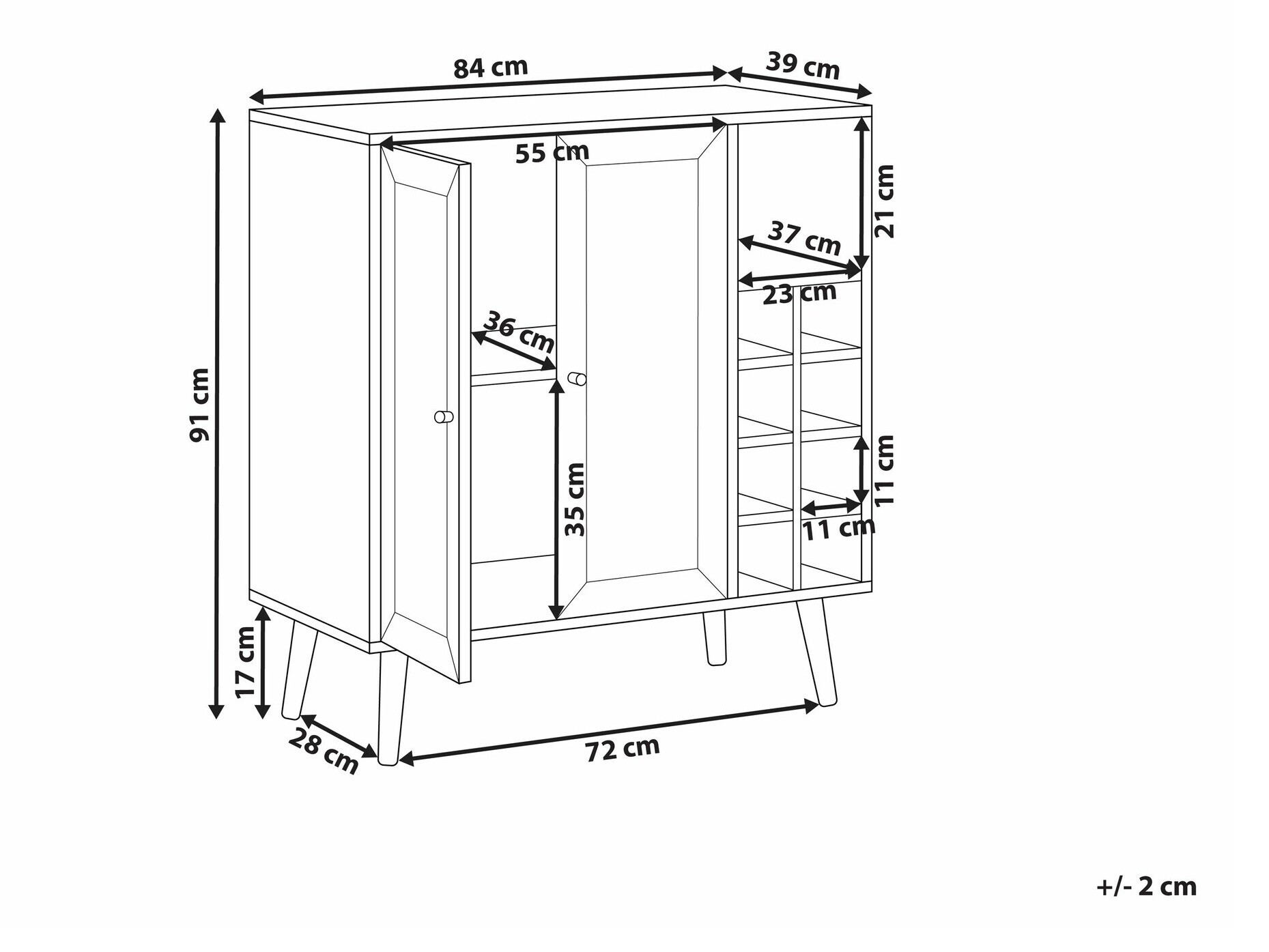 Μπουφέ Berwyn 2428