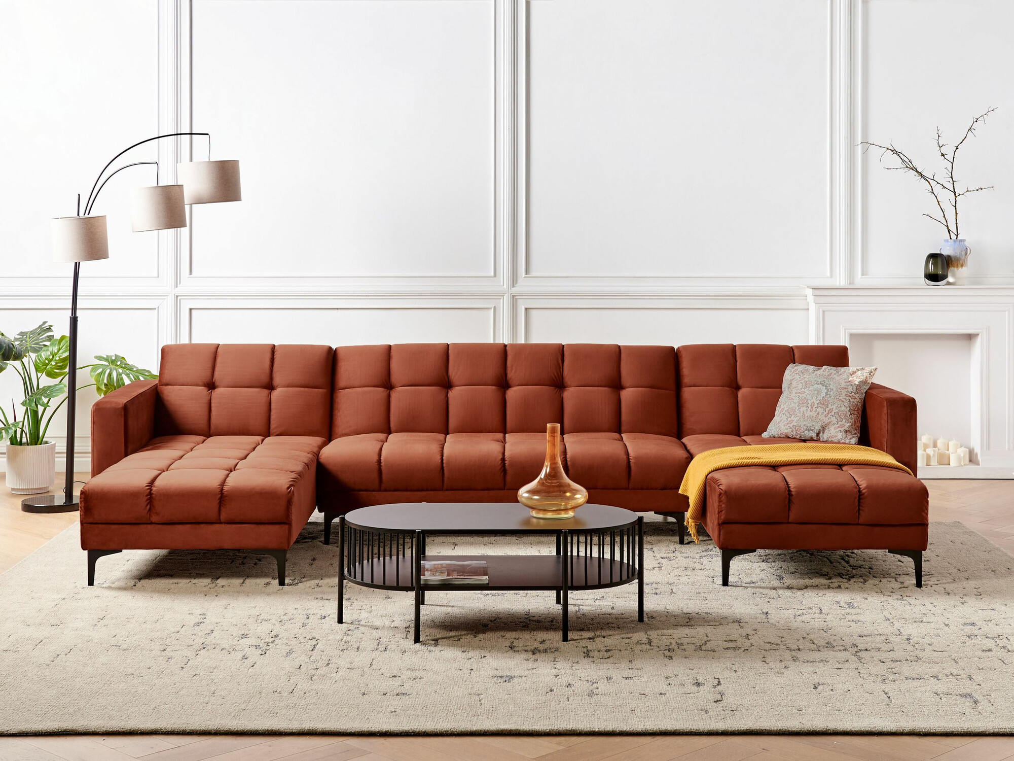 Corner sofa Mormiru 104 (Red)