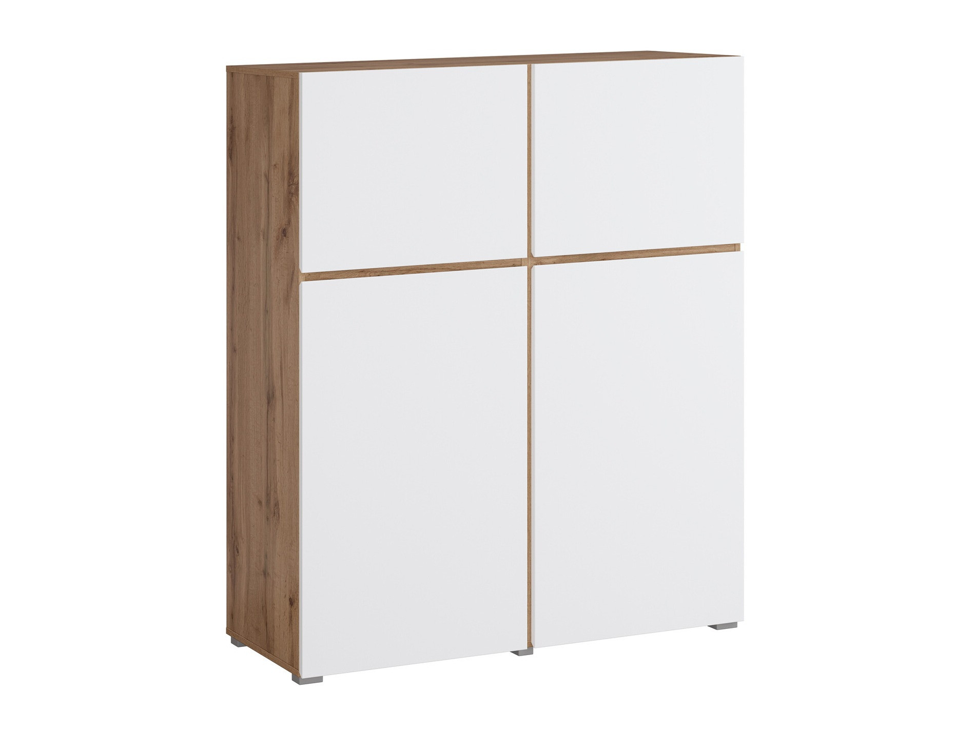 Μπουφέ Alfere 105 (Δρυς wotan + Άσπρο)