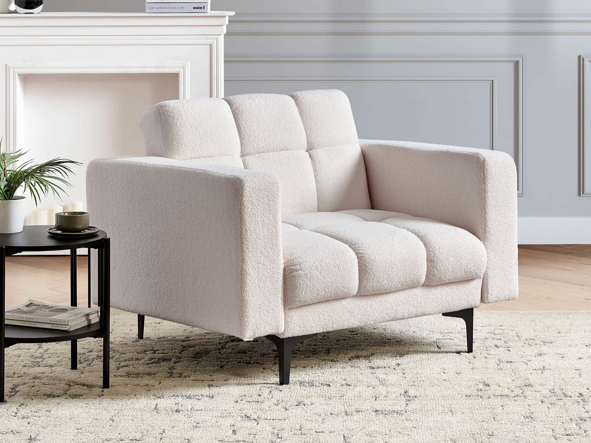 Πολυθρόνα Mormiru 101 (Άσπρο)