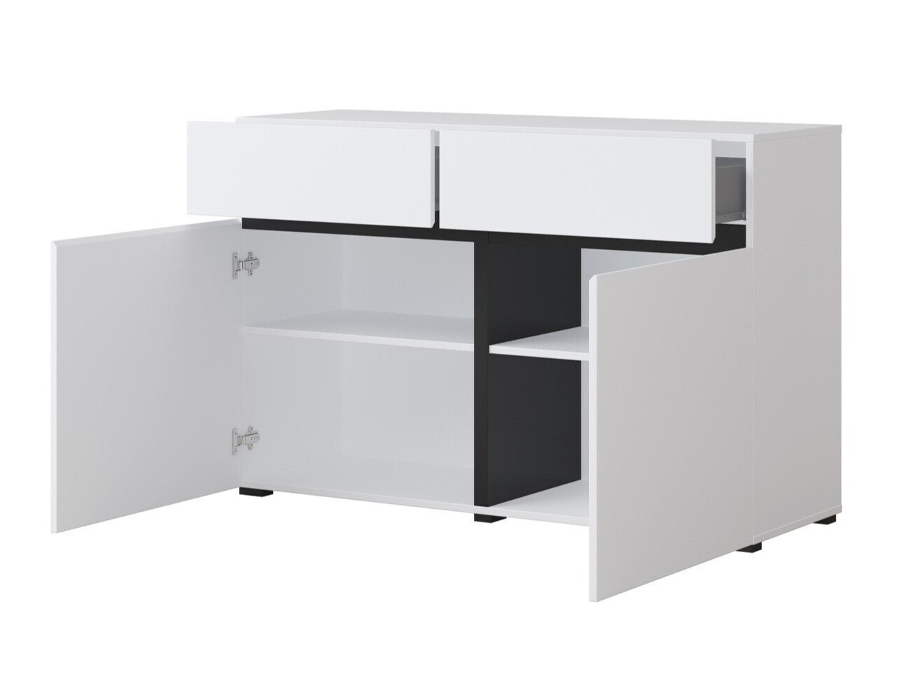 Σετ επίπλων σαλονιού Alfere 107 (Άσπρο)