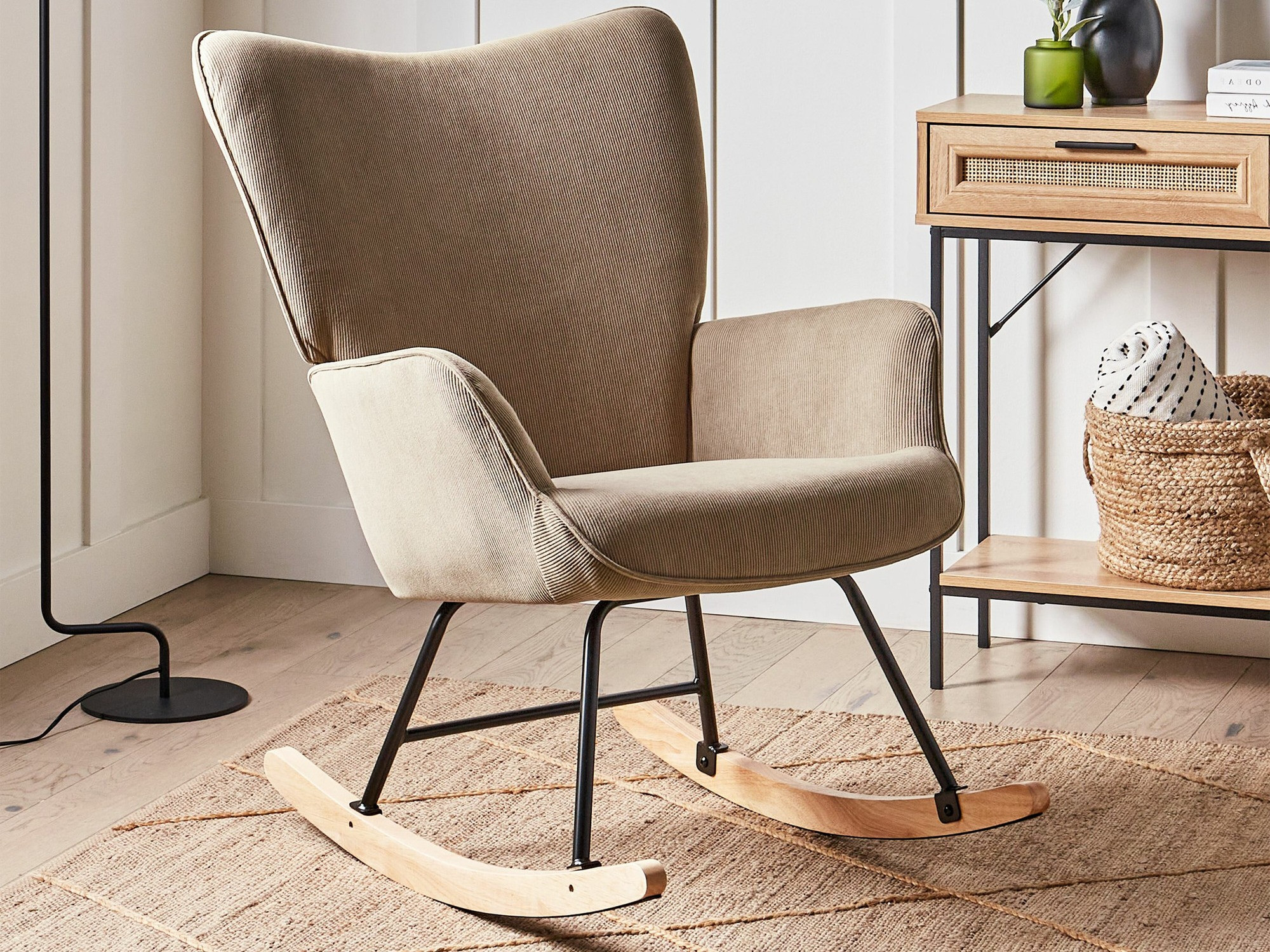 Rocking chair Berwyn 2433 (Taupe)