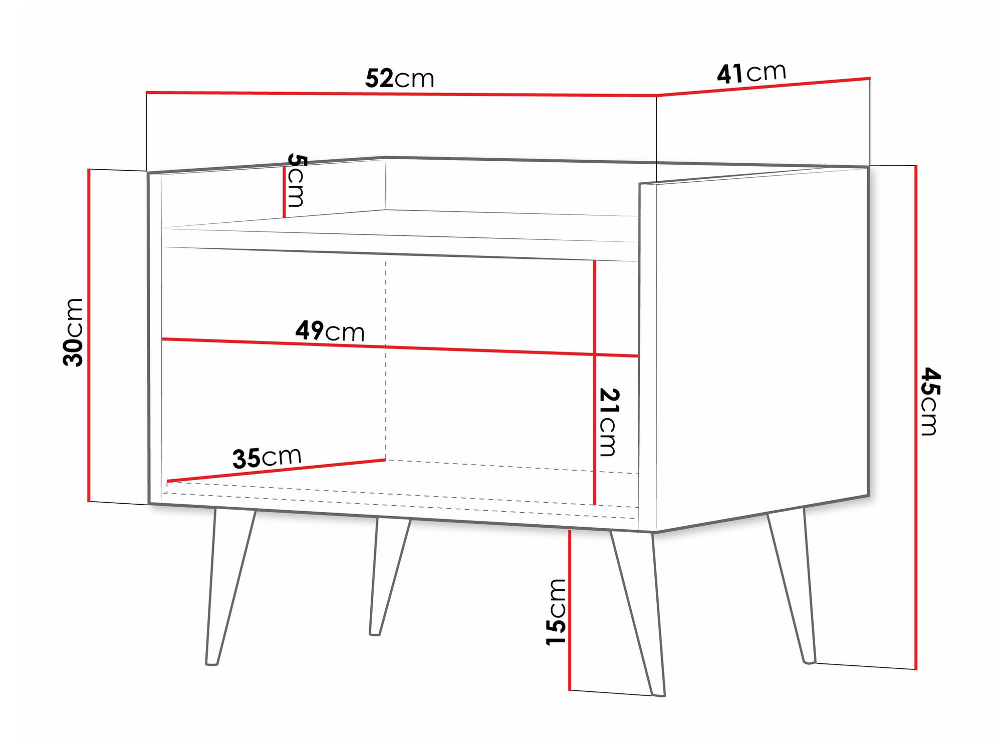Κομοδίνο Mirfivu 107