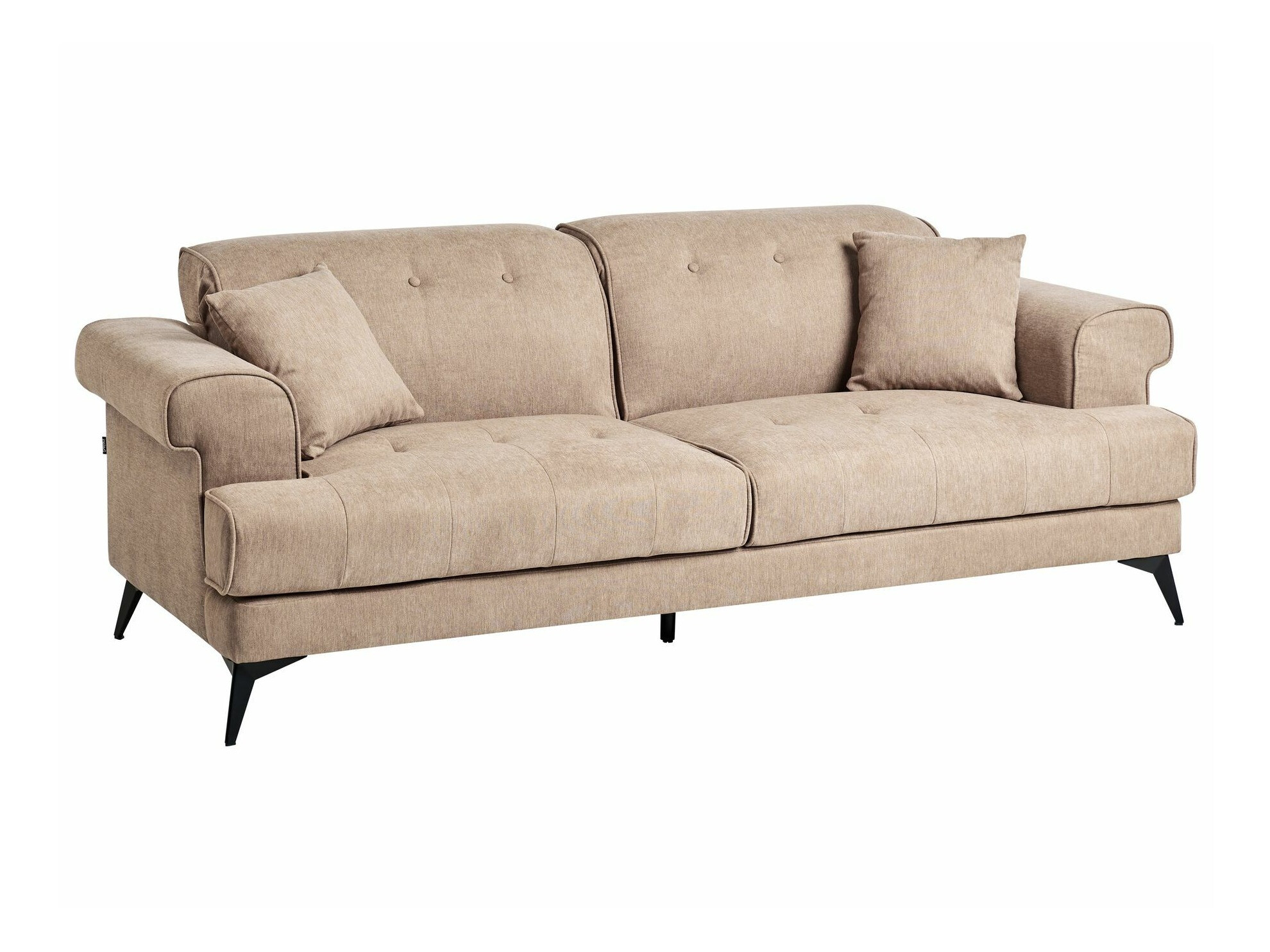 Σετ ταπετσαρισμένων επίπλων Berwyn 2436 (Ανοιχτό καφέ)