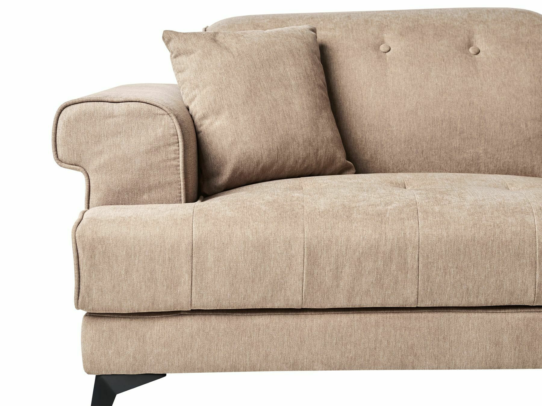 Σετ ταπετσαρισμένων επίπλων Berwyn 2436 (Ανοιχτό καφέ)