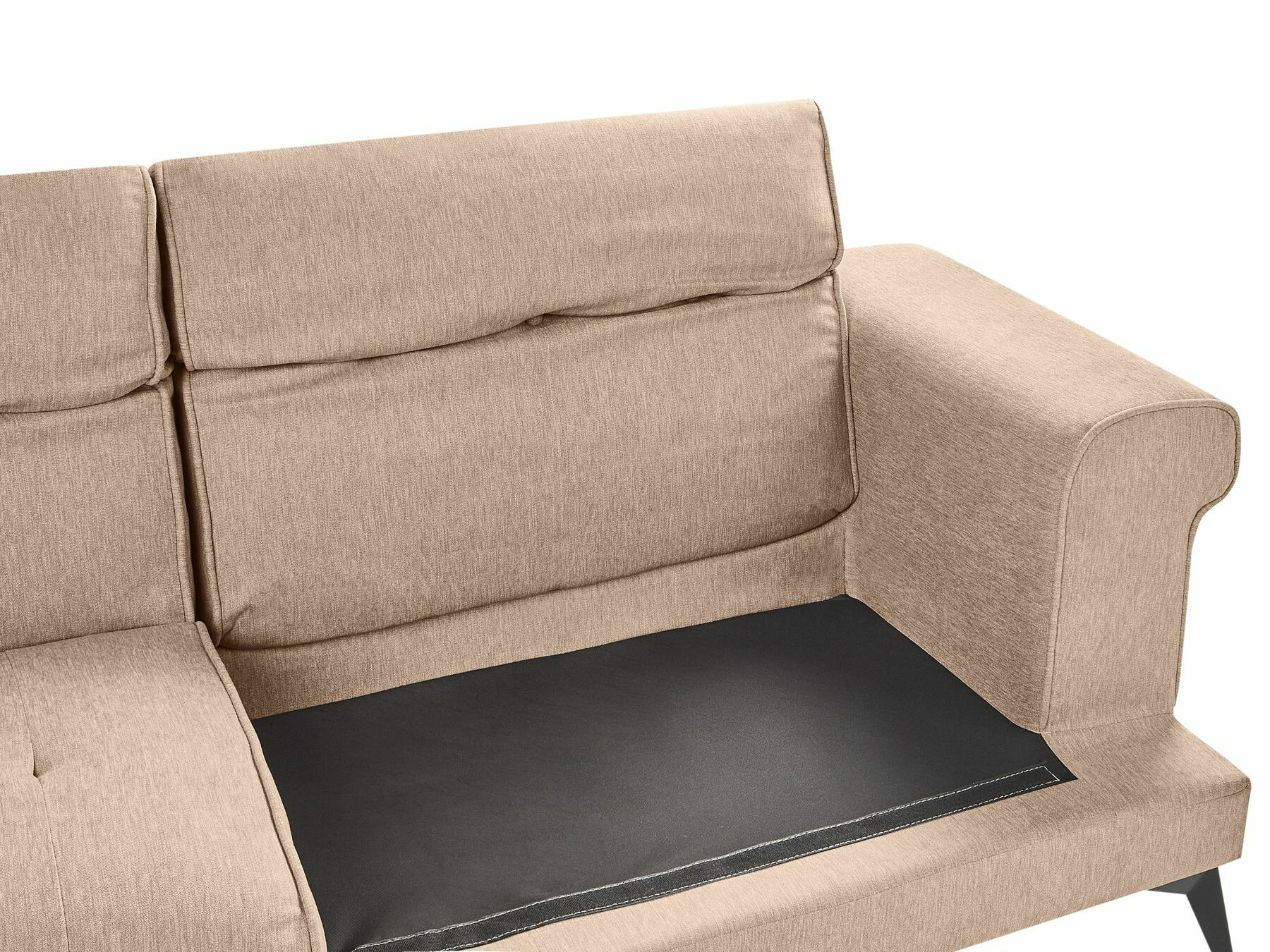 Σετ ταπετσαρισμένων επίπλων Berwyn 2436 (Ανοιχτό καφέ)