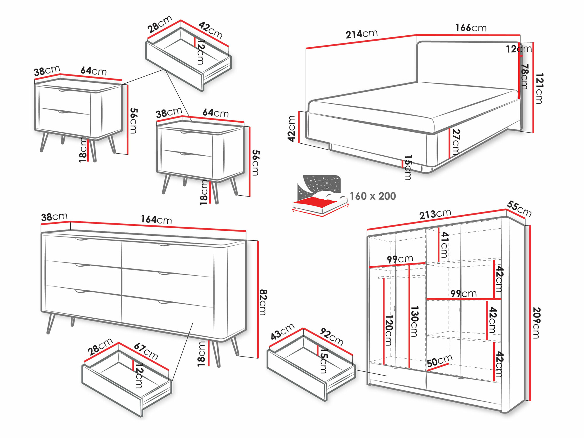 Σετ υπνοδωματίου Lectum
