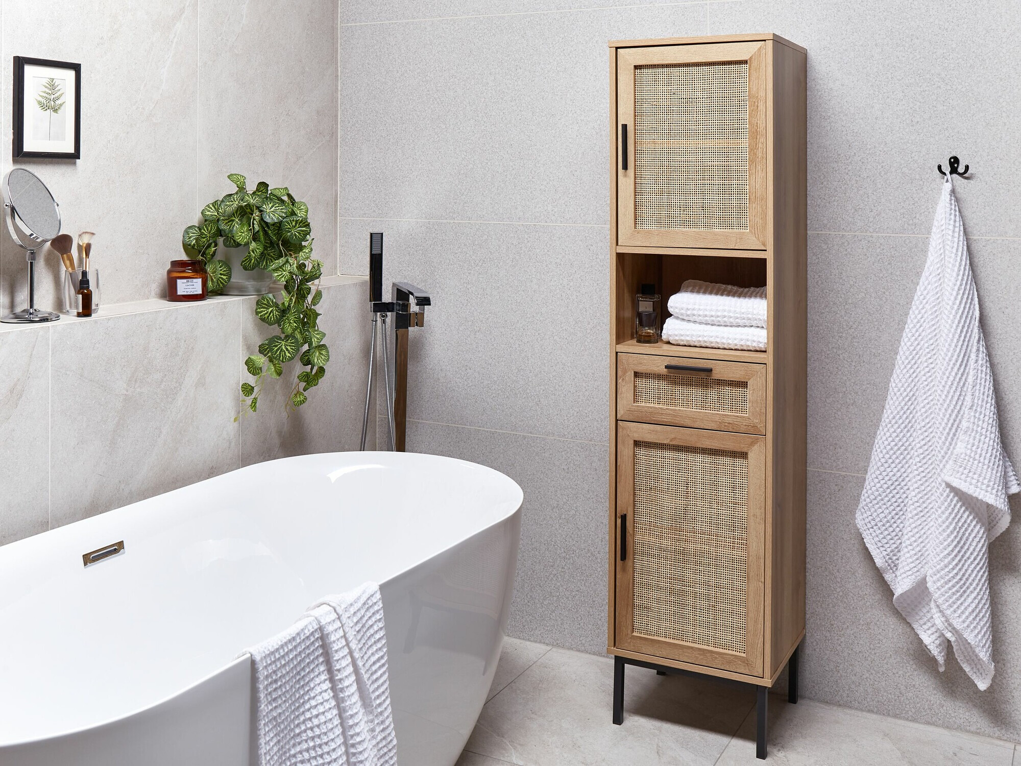 Standing bathroom cabinet Meldoru 104