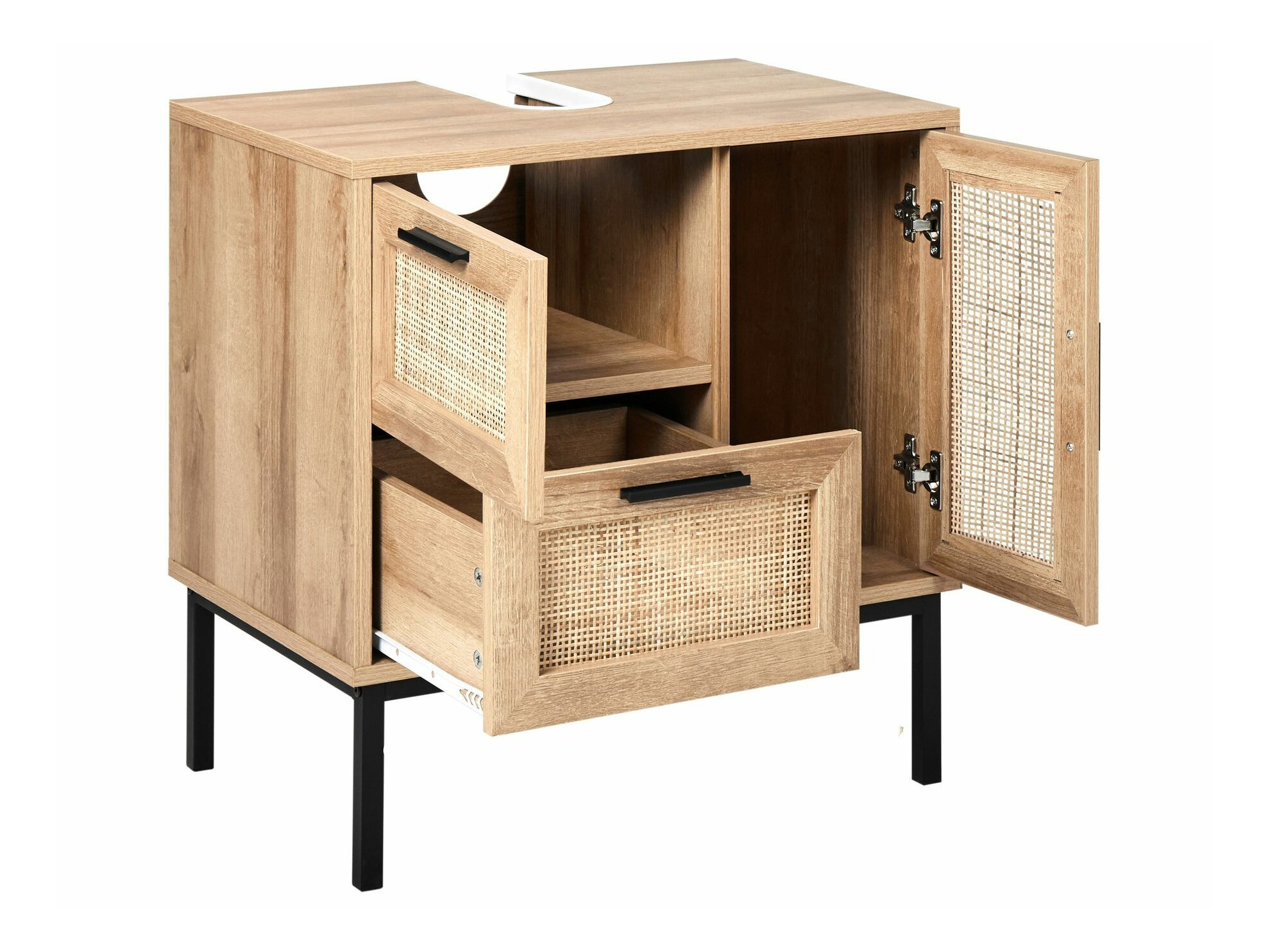 Wall-mounted bathroom cabinet for washbasin Meldoru 101