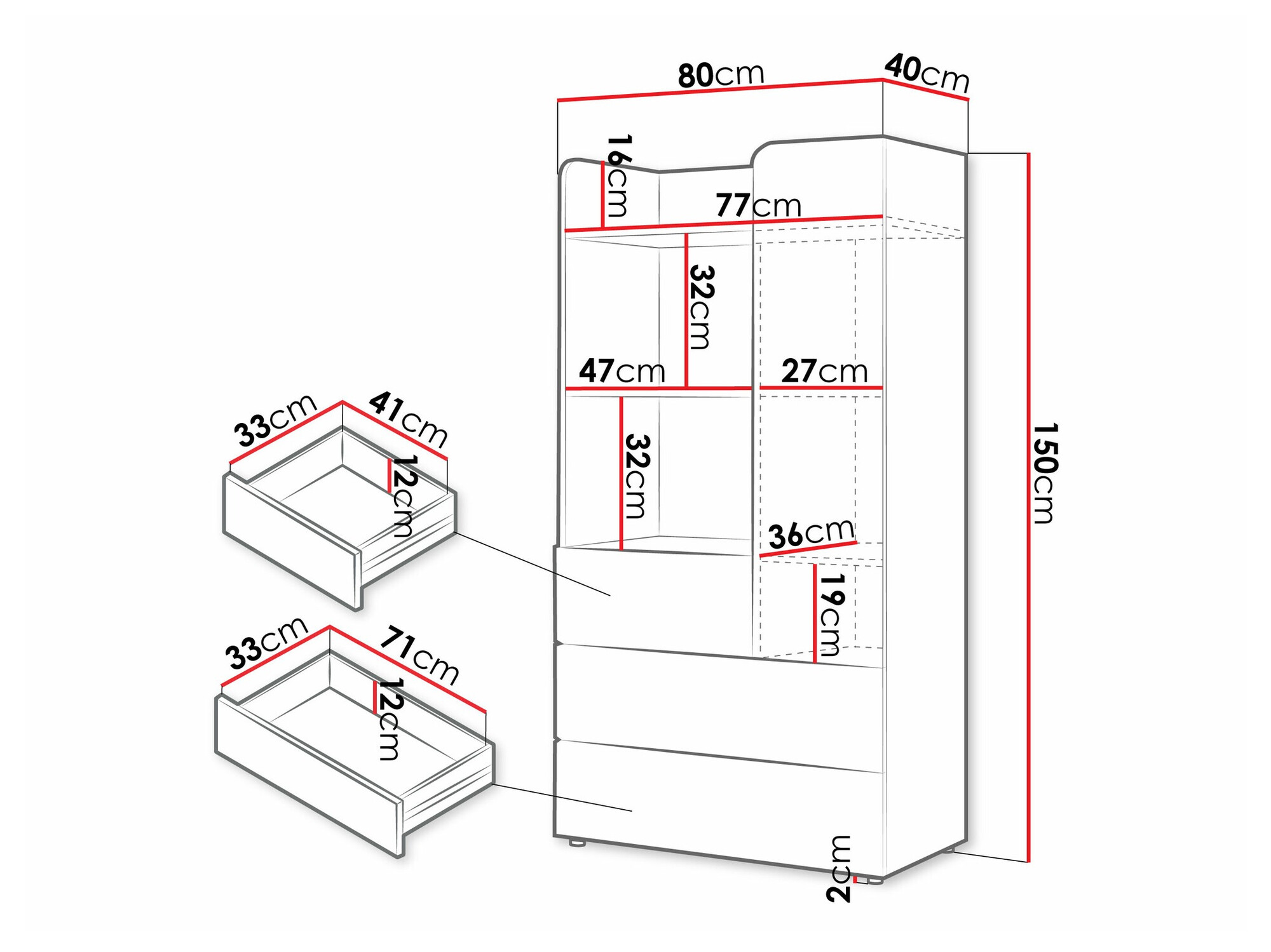 Βιβλιοθήκη Domcali 105 (Γκρι + Δρυς)